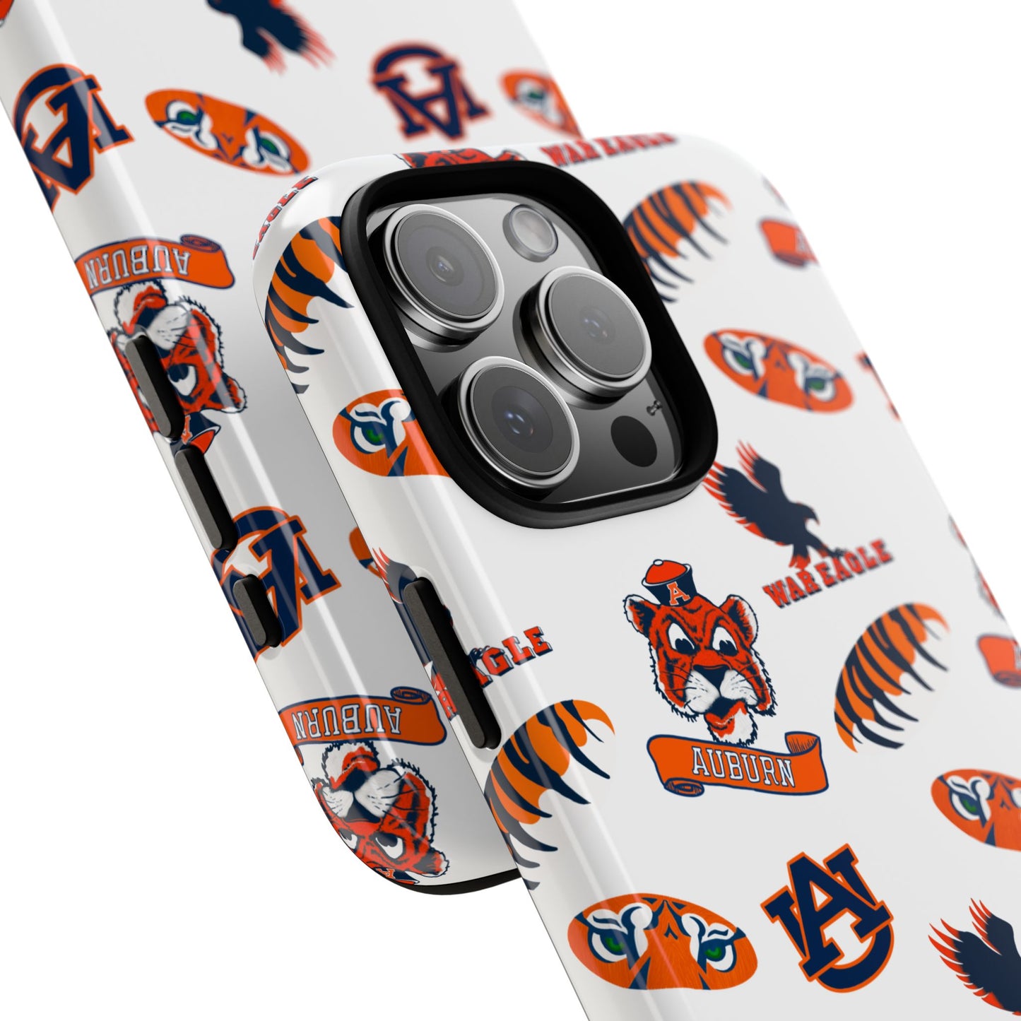 Auburn Fan Phone Case, Sports Team Accessory, Gift for Auburn Fans, Durable Cover, College Game Day