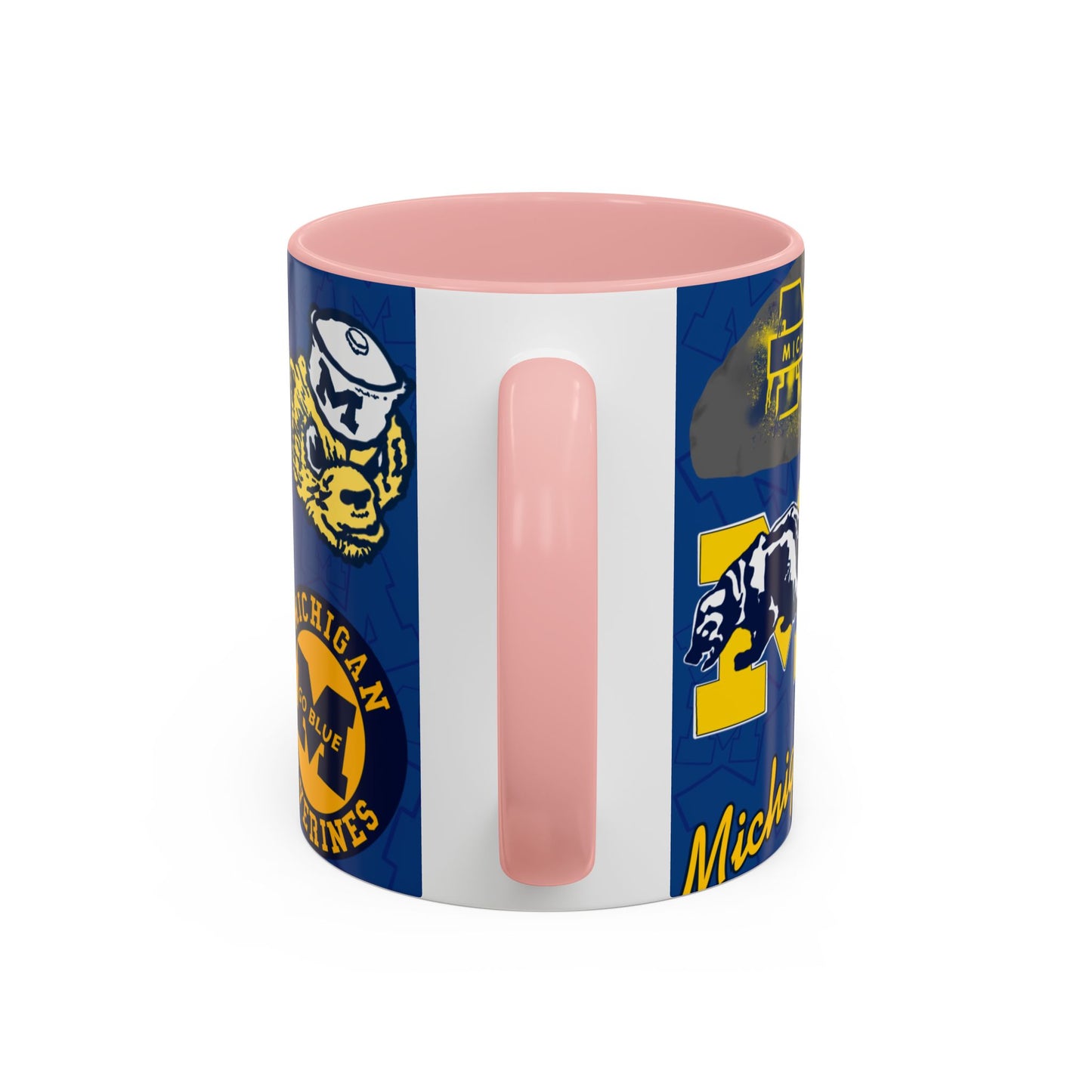 Michigan Wolverines Accent Coffee Mug - Perfect for Game Day, Fan Gift, Coffee Lovers, Sports Decor, College Spirit