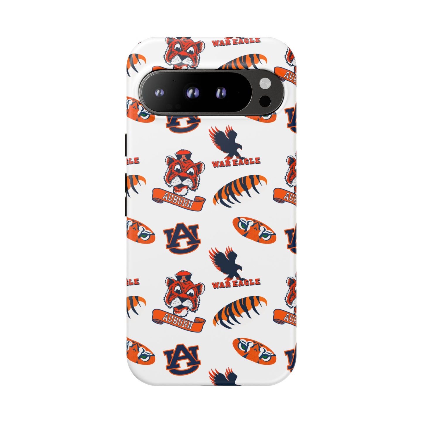 Auburn Fan Phone Case, Sports Team Accessory, Gift for Auburn Fans, Durable Cover, College Game Day