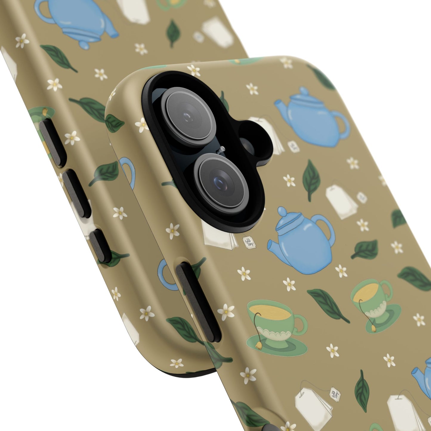 Charming Teacup Phone Case, Cute Phone Cover, Gift for Tea Lovers, Vintage Style Case, Birthday Present, Unique Accessory