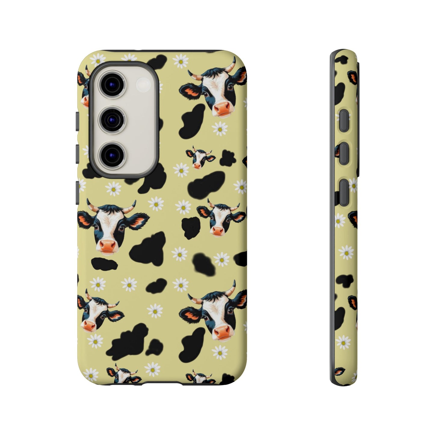 Cow Print Phone Case - Cute Protection for Animal Lovers, Gift for Farmhouse Decor, Cheerful Cow Design