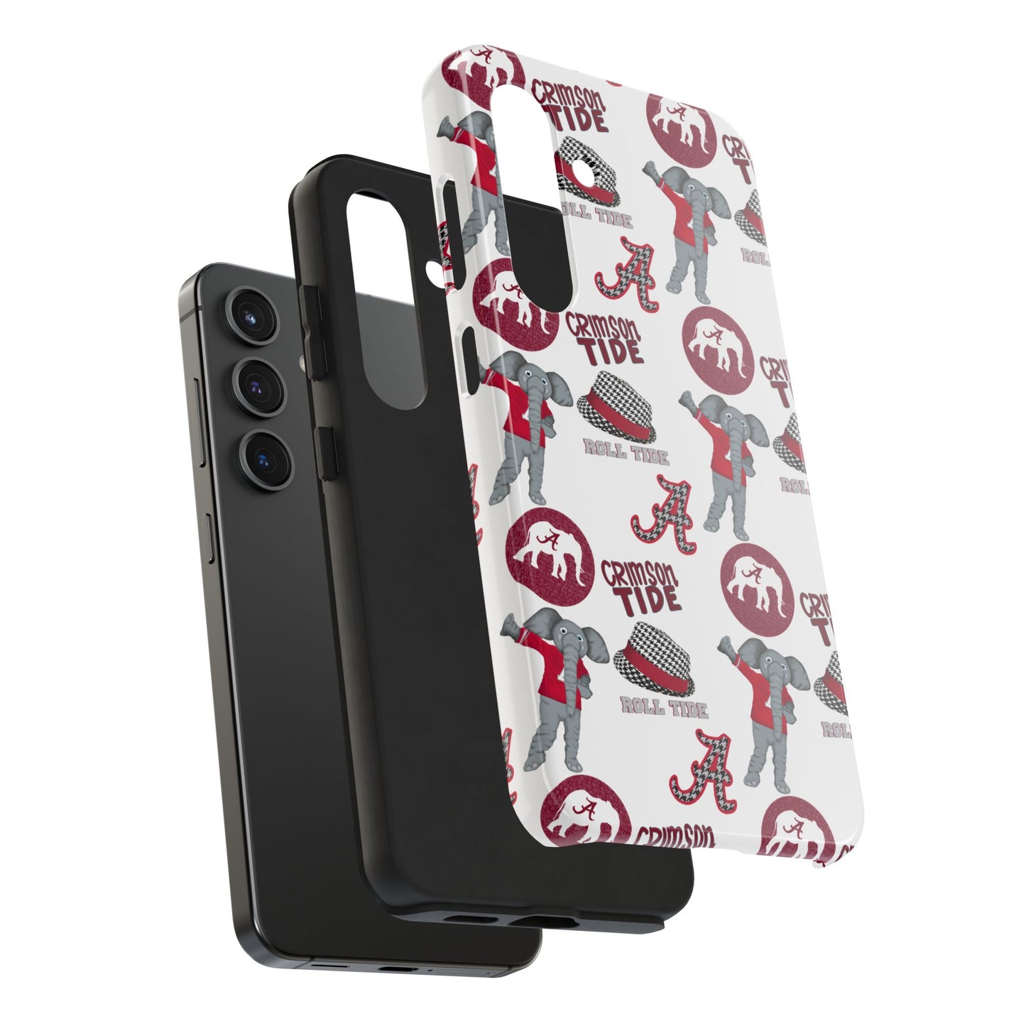 Alabama Crimson Tide Phone Case - Tough, Durable, Elephant Design, Sports Fan Accessories, College Team Gift, Graduation Presents