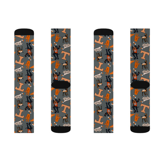 Tennessee Vols Socks for Fans, Perfect for Game Days, Casual Wear, Gifts, and Celebrations