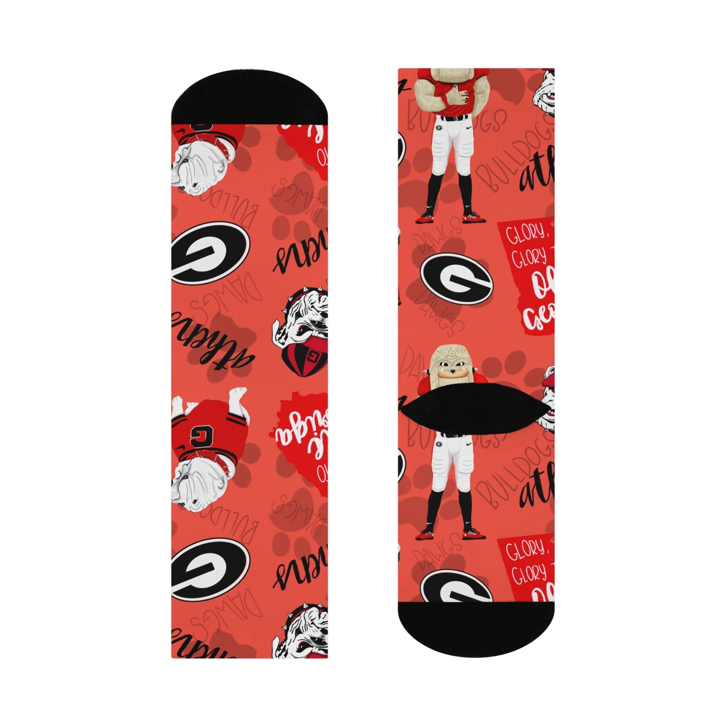 Georgia Bulldogs Cushioned Crew Socks | Cheer on Game Day, Sports Fan Gift, Unique College Apparel, Team Spirit Accessories, Great for [...]