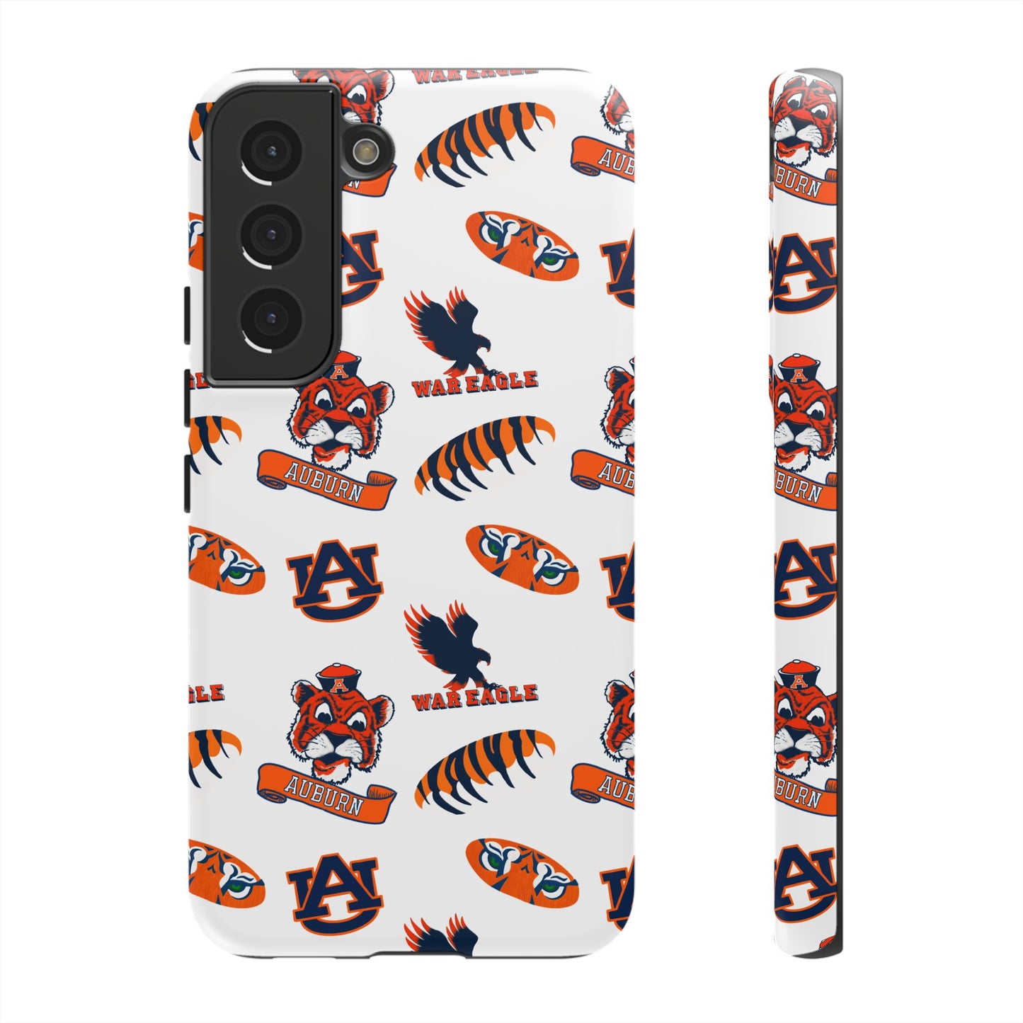 Auburn Fan Phone Case, Sports Team Accessory, Gift for Auburn Fans, Durable Cover, College Game Day