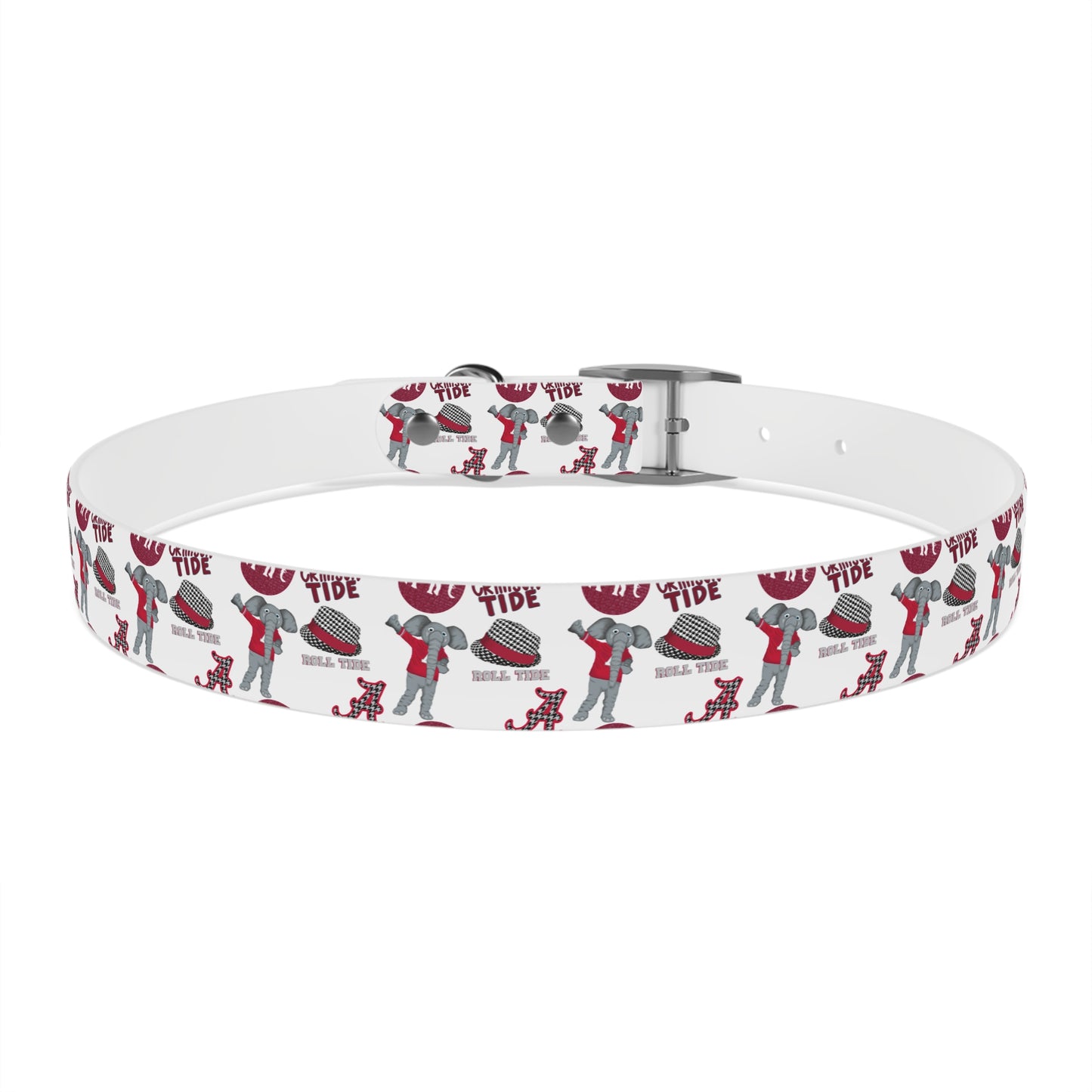 Alabama Crimson Tide Dog Collar - Pet Accessory, Dog Lover Gift, Sports Team Collar, Custom Dog Gear, Football Fan Merchandise