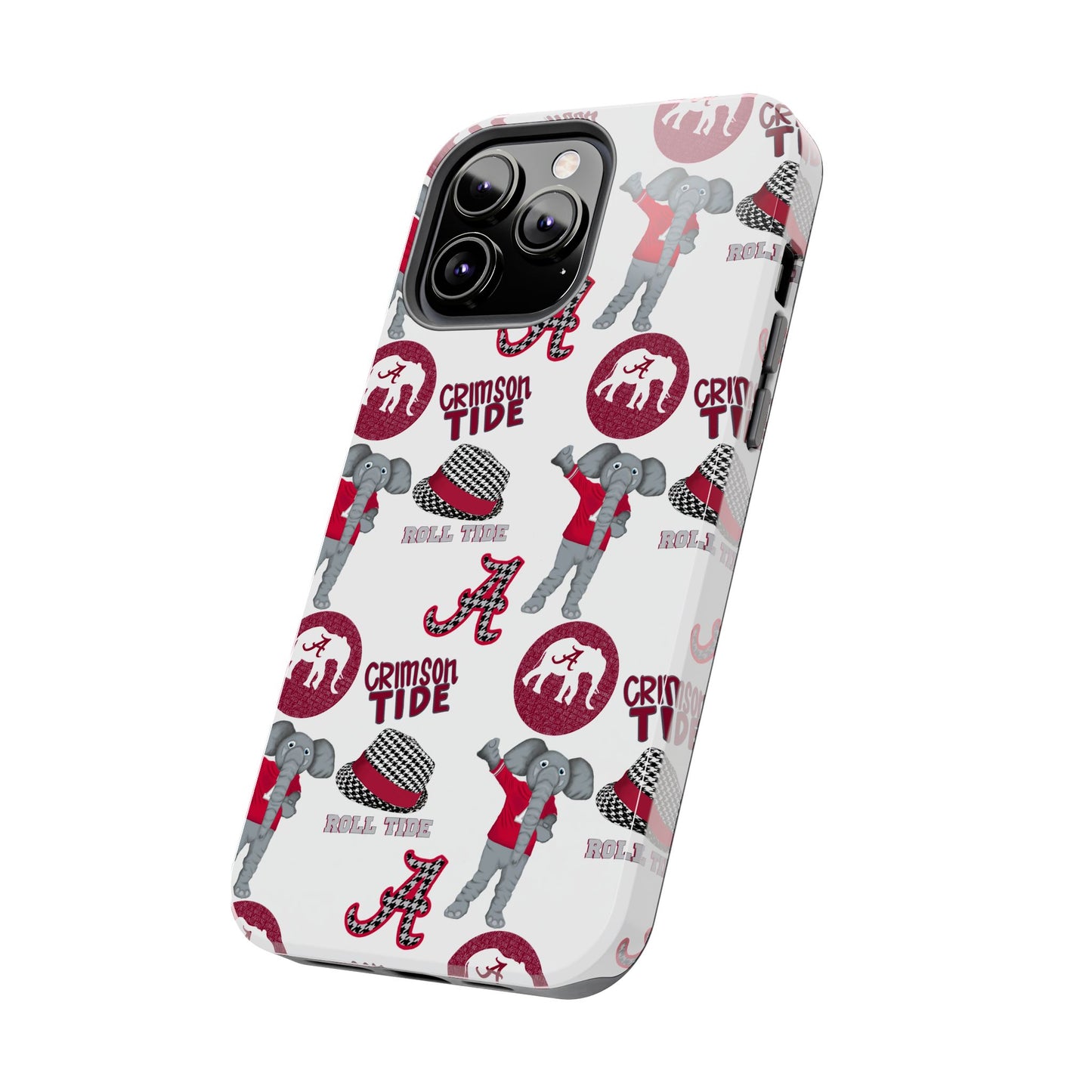 Alabama Crimson Tide Phone Case - Tough, Durable, Elephant Design, Sports Fan Accessories, College Team Gift, Graduation Presents