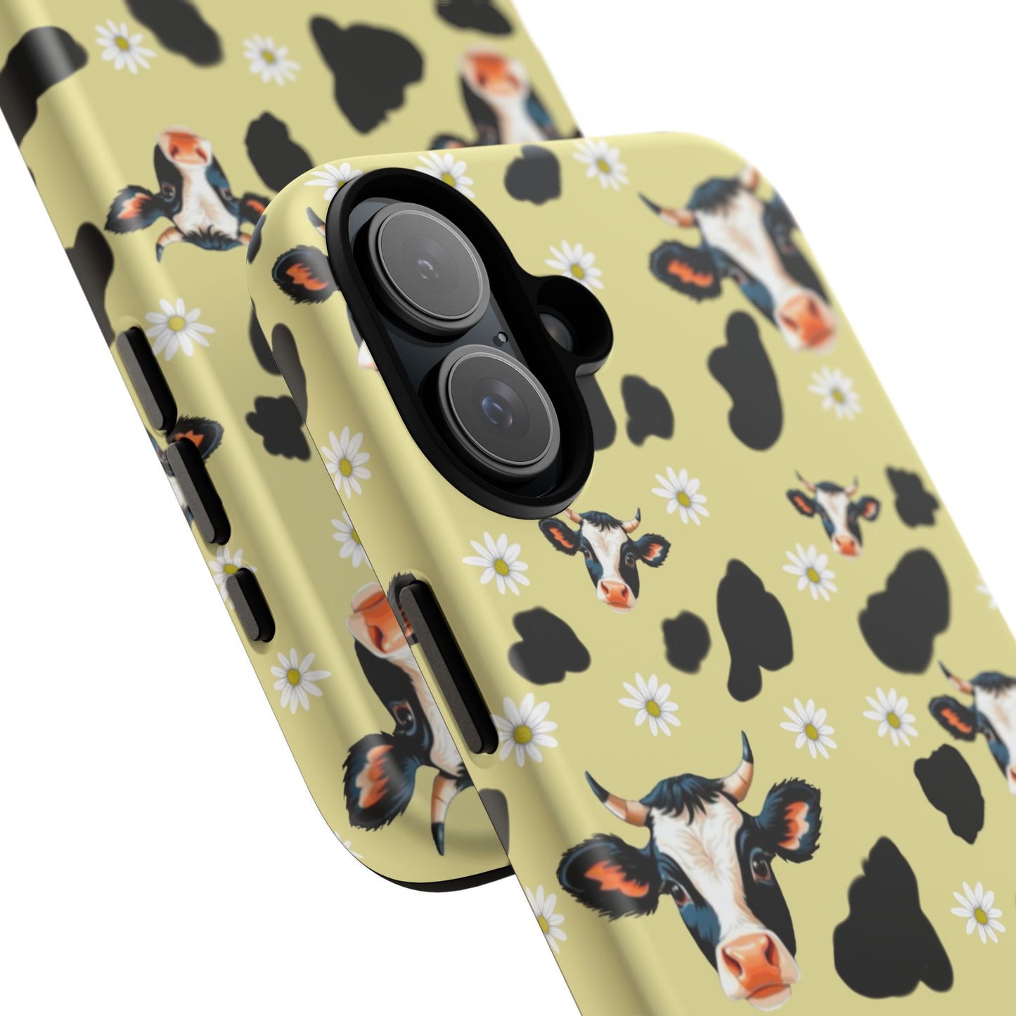 Cow Print Phone Case - Cute Protection for Animal Lovers, Gift for Farmhouse Decor, Cheerful Cow Design