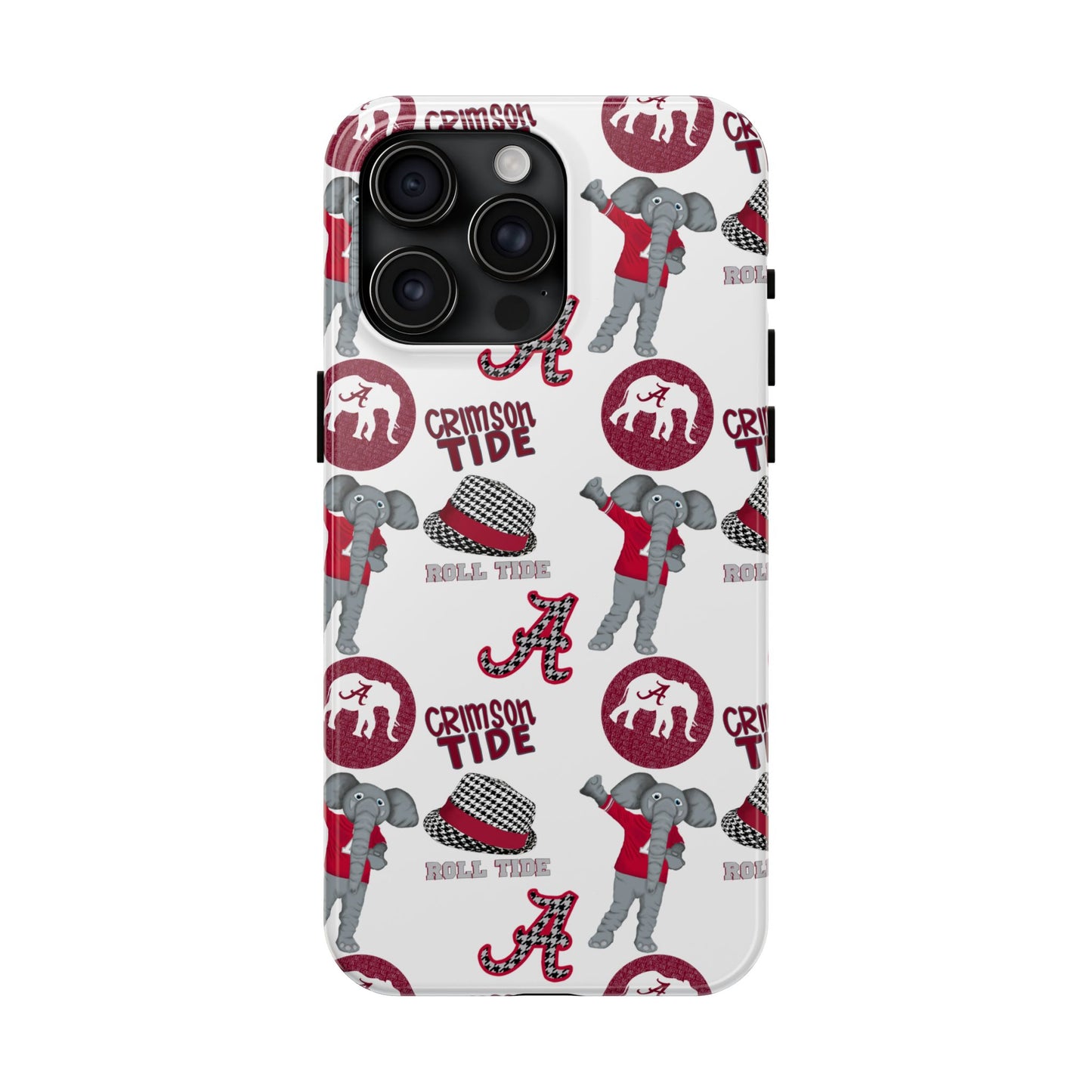 Alabama Crimson Tide Phone Case - Tough, Durable, Elephant Design, Sports Fan Accessories, College Team Gift, Graduation Presents