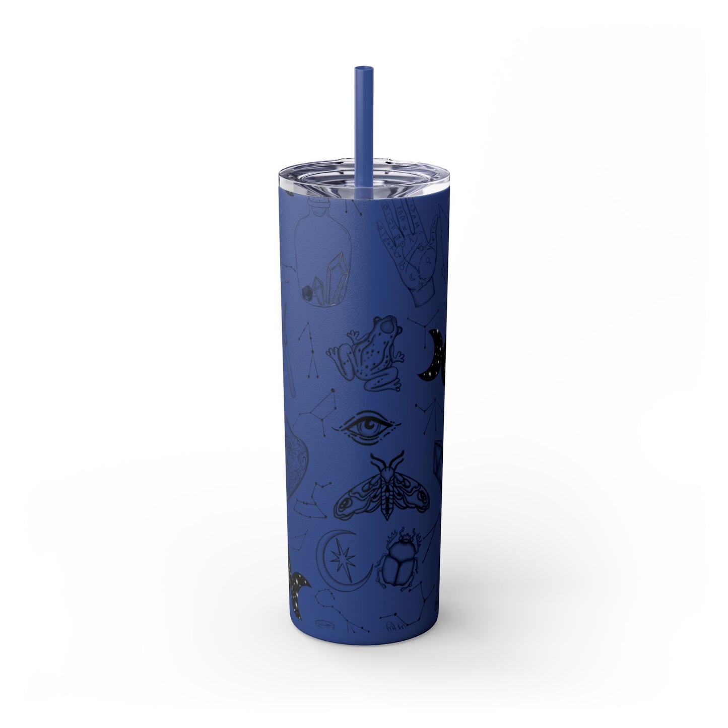 Withy Celestial Skinny Tumbler, 20oz - Astrology Drinkware, Starry Travel Cup, Unique Gift for Her, Cosmic Party Favor, Constellation Mug