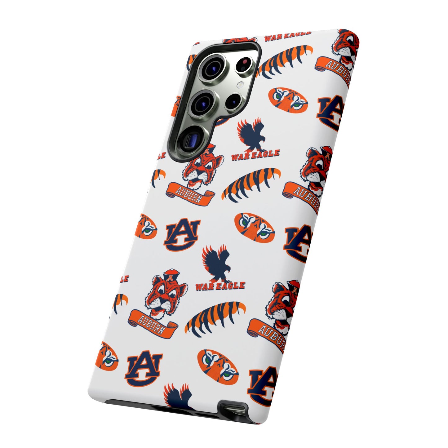 Auburn Fan Phone Case, Sports Team Accessory, Gift for Auburn Fans, Durable Cover, College Game Day