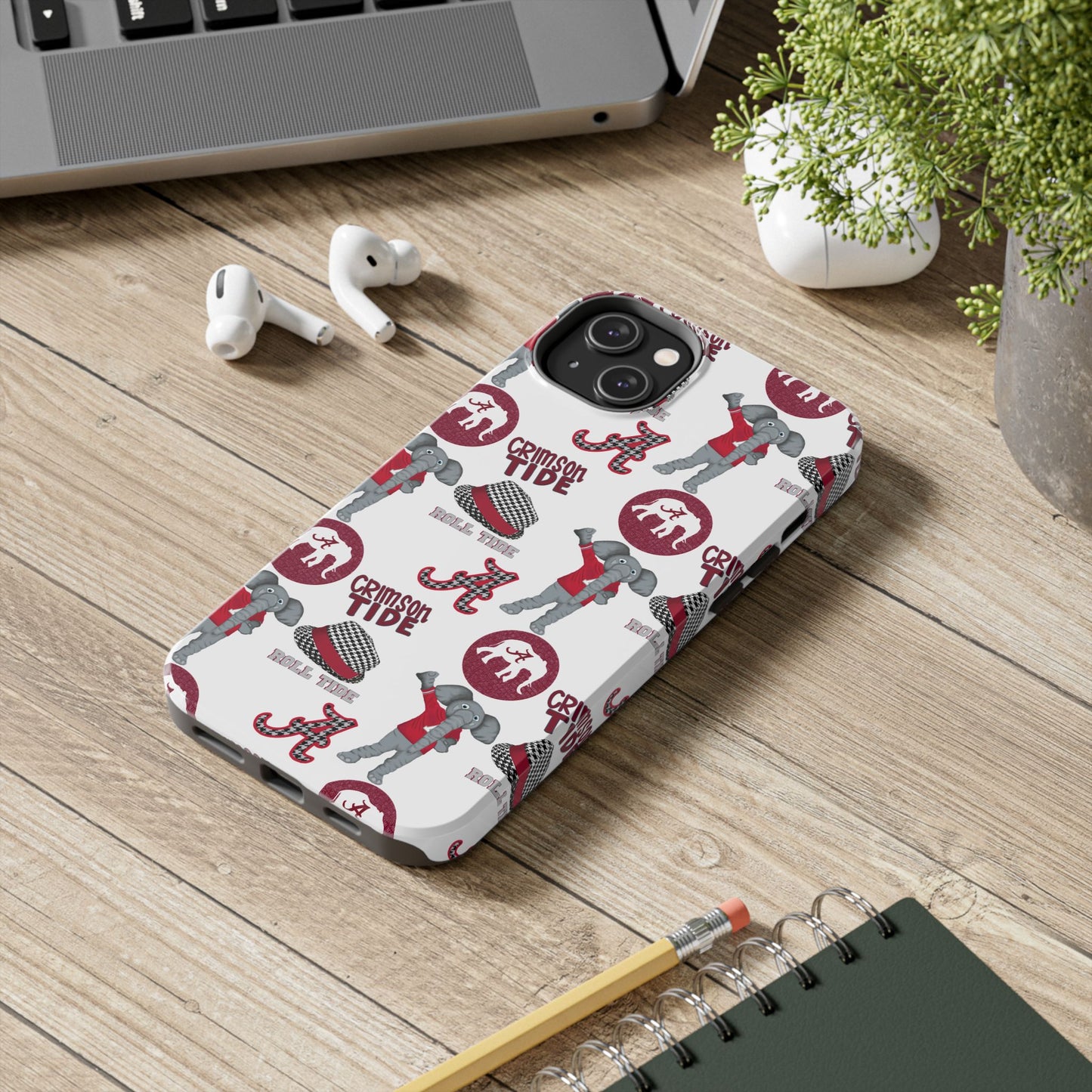 Alabama Crimson Tide Phone Case - Tough, Durable, Elephant Design, Sports Fan Accessories, College Team Gift, Graduation Presents