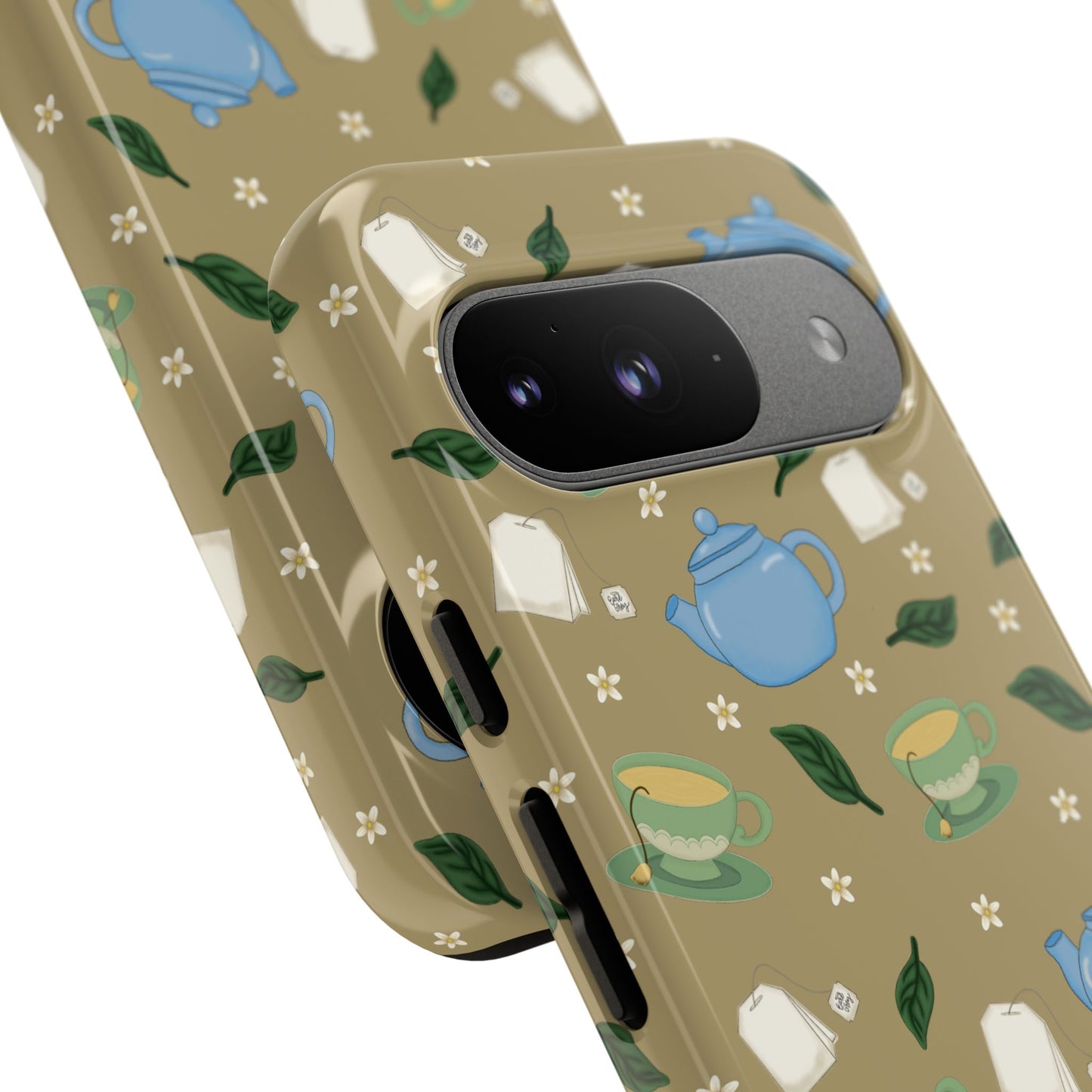 Charming Teacup Phone Case, Cute Phone Cover, Gift for Tea Lovers, Vintage Style Case, Birthday Present, Unique Accessory