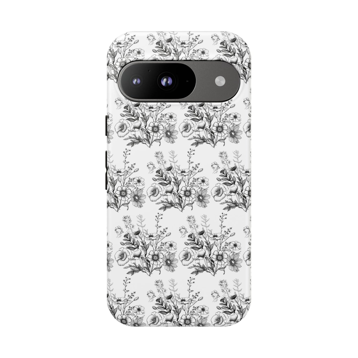 Floral Phone Case, Tough Cases with Elegant Black and White Design, Protective Cover for Fashion Lovers, Unique Gift for All [...]