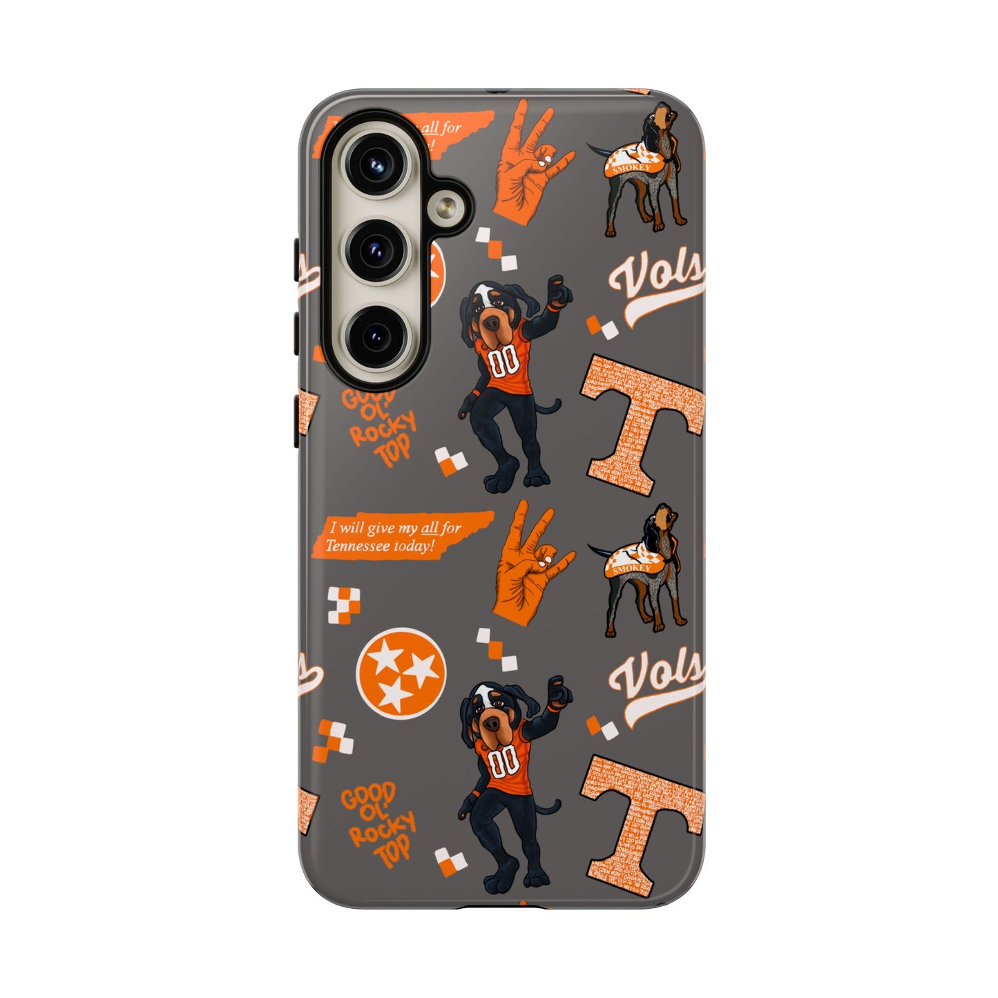 Tough Cases - Tennessee Fan Phone Case, Sports Team Accessory, Gift for Volunteers Fans, Durable Cover, College Game Day