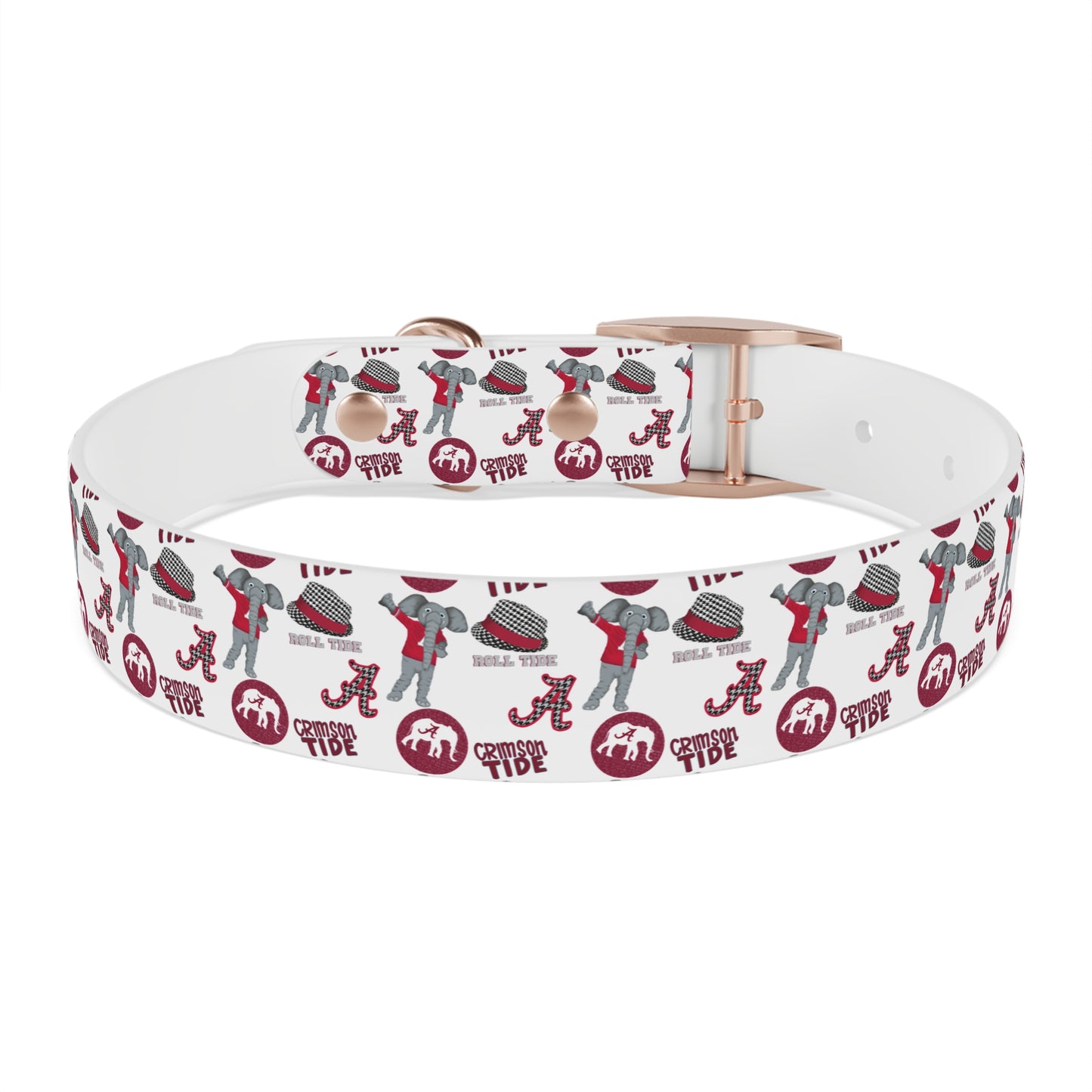 Alabama Crimson Tide Dog Collar - Pet Accessory, Dog Lover Gift, Sports Team Collar, Custom Dog Gear, Football Fan Merchandise