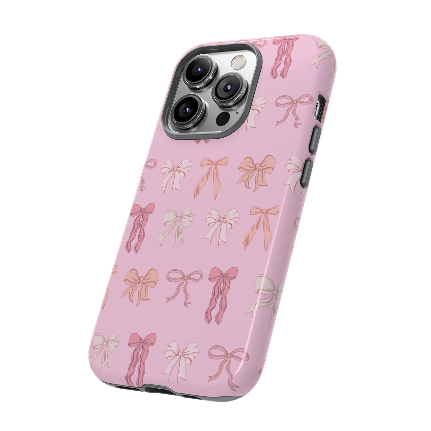 Cute Phone Case with Bow Design | Pink Aesthetic | Gifts for Her, Birthday Present, Trendy Phone Accessories, Fashionable Tech Cover