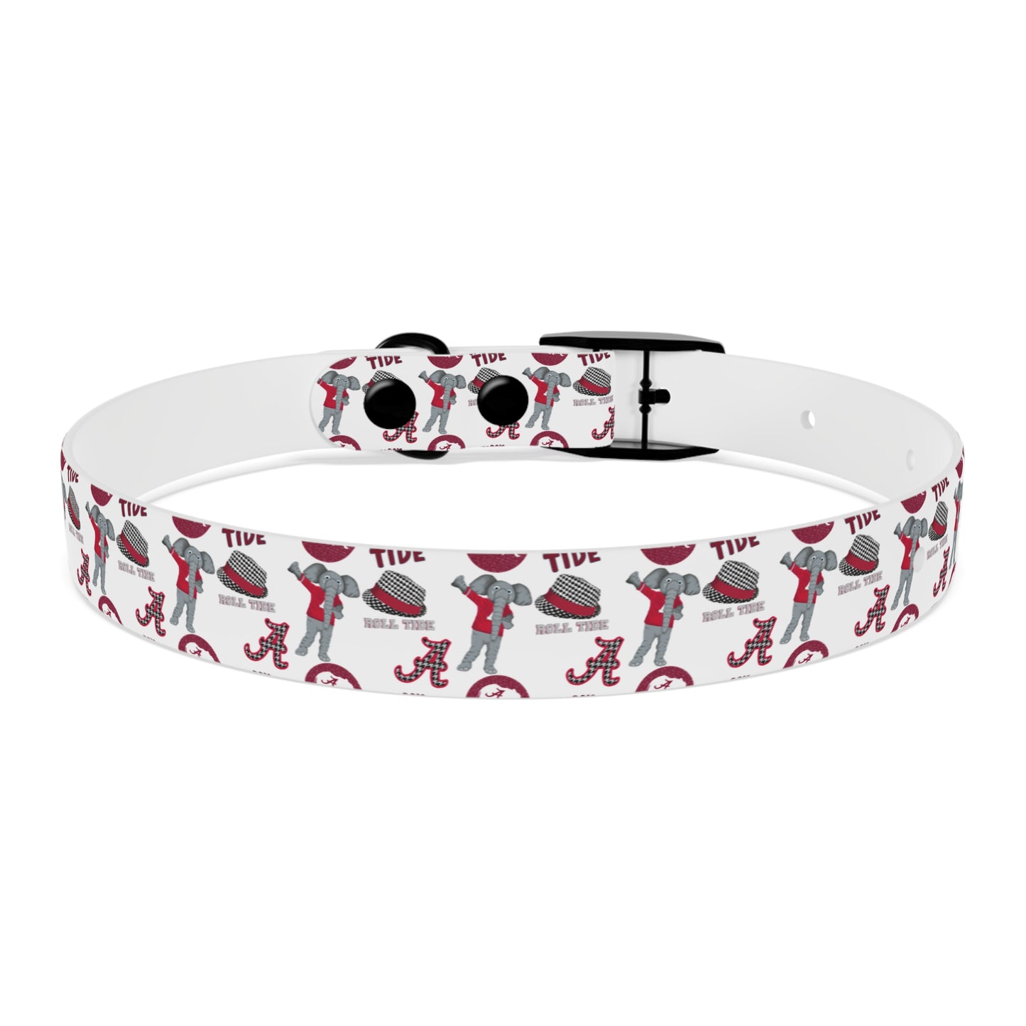 Alabama Crimson Tide Dog Collar - Pet Accessory, Dog Lover Gift, Sports Team Collar, Custom Dog Gear, Football Fan Merchandise