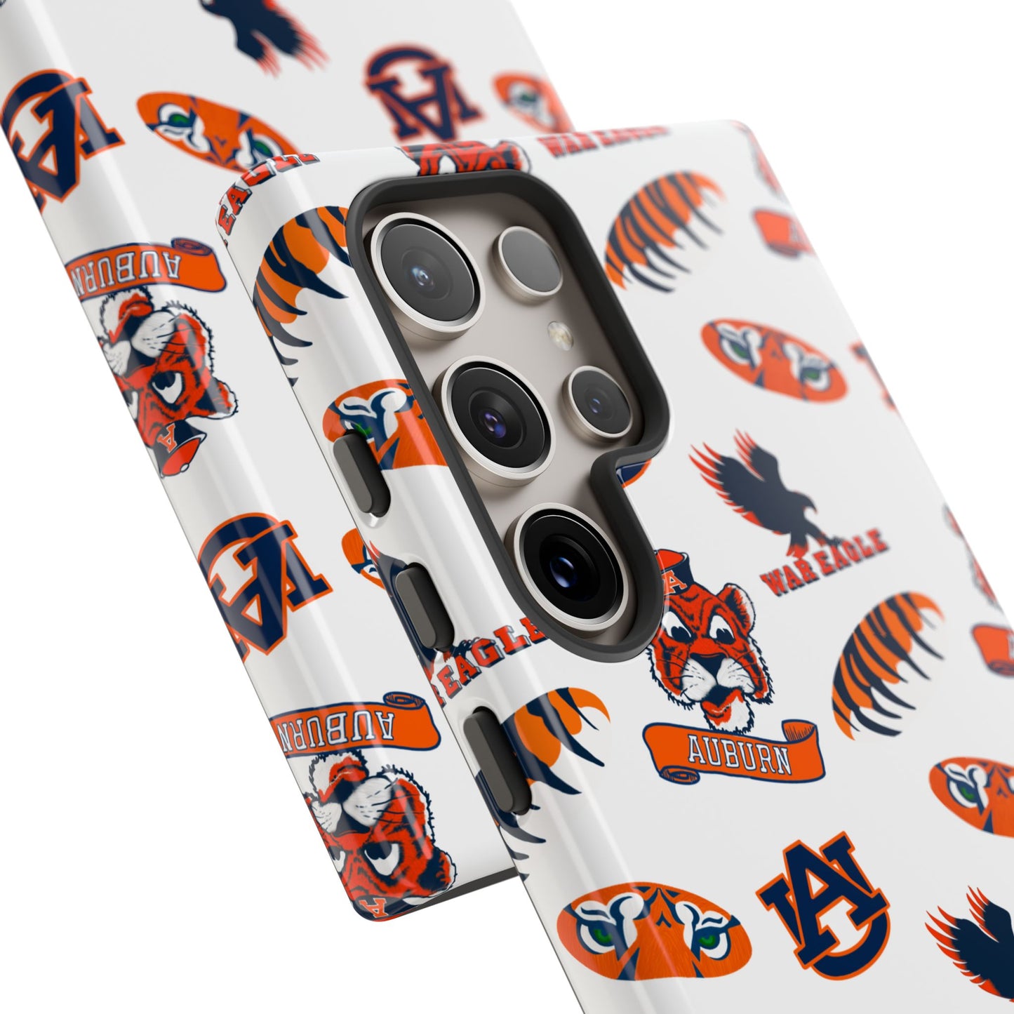 Auburn Fan Phone Case, Sports Team Accessory, Gift for Auburn Fans, Durable Cover, College Game Day