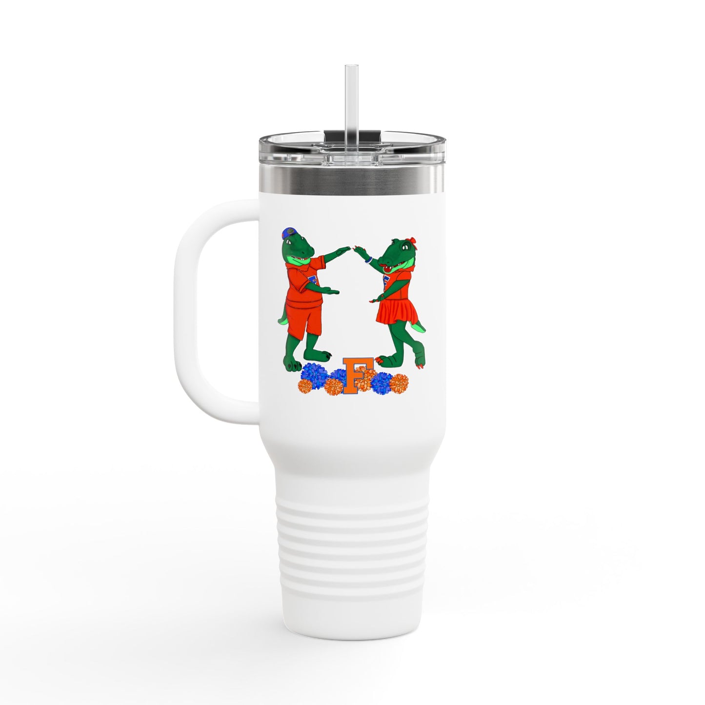 Florida Gators Insulated Travel Mug for Vibrant Adventures - Fun Design, Gift Idea, Great for Camping, Road Trips, and Daily Hydration