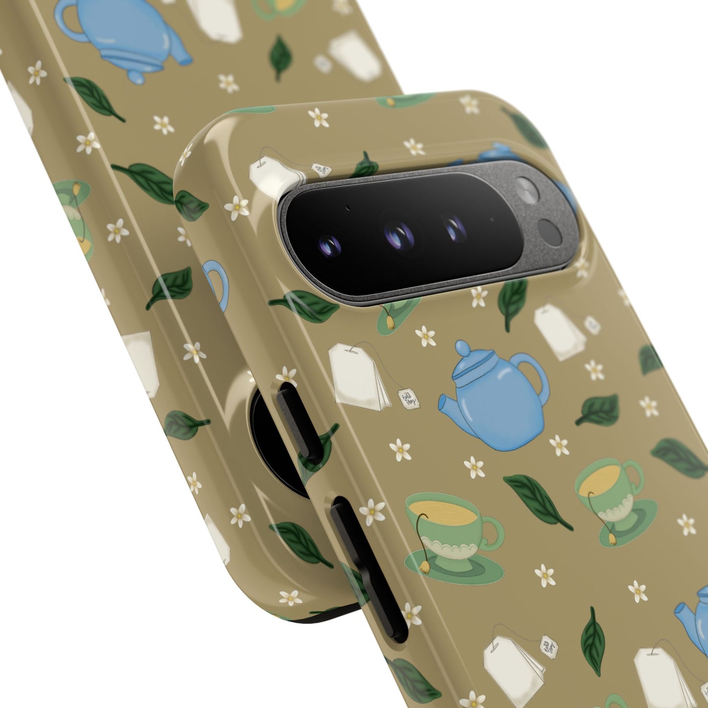 Charming Teacup Phone Case, Cute Phone Cover, Gift for Tea Lovers, Vintage Style Case, Birthday Present, Unique Accessory