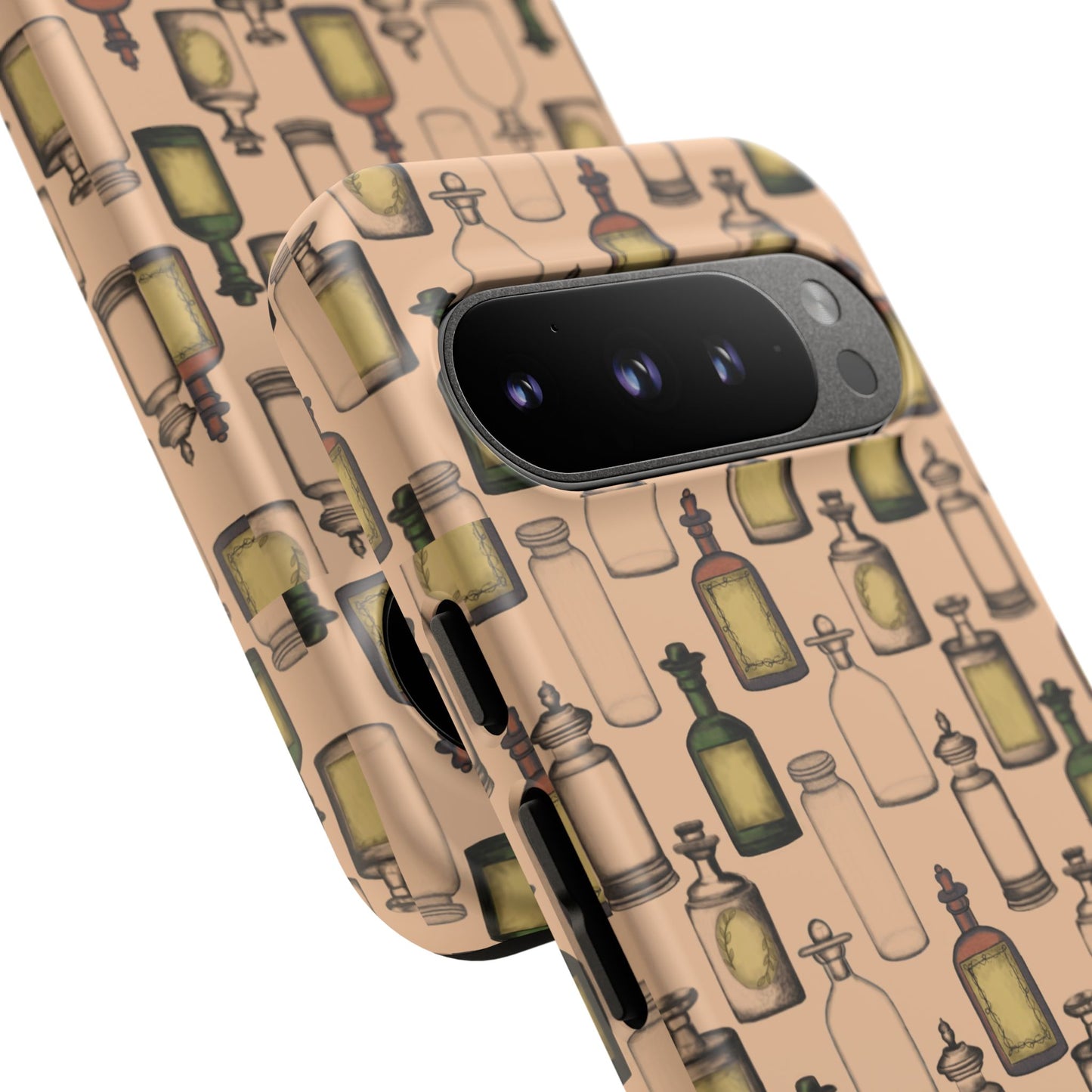 Vintage Potion Bottle Phone Case, Tough Phone Case, Magical Phone Cover, Witch Aesthetic, Gift for Witch Lovers, Boho Phone Accessories