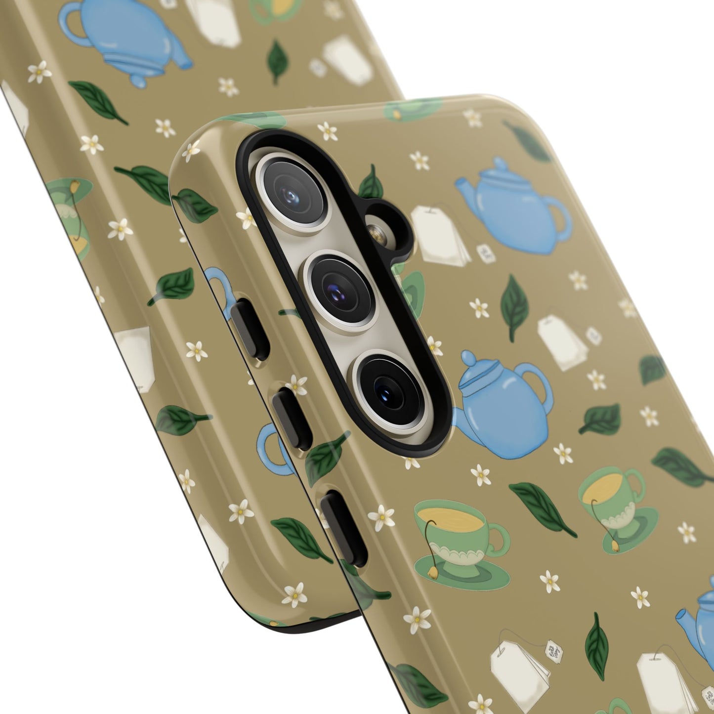 Charming Teacup Phone Case, Cute Phone Cover, Gift for Tea Lovers, Vintage Style Case, Birthday Present, Unique Accessory