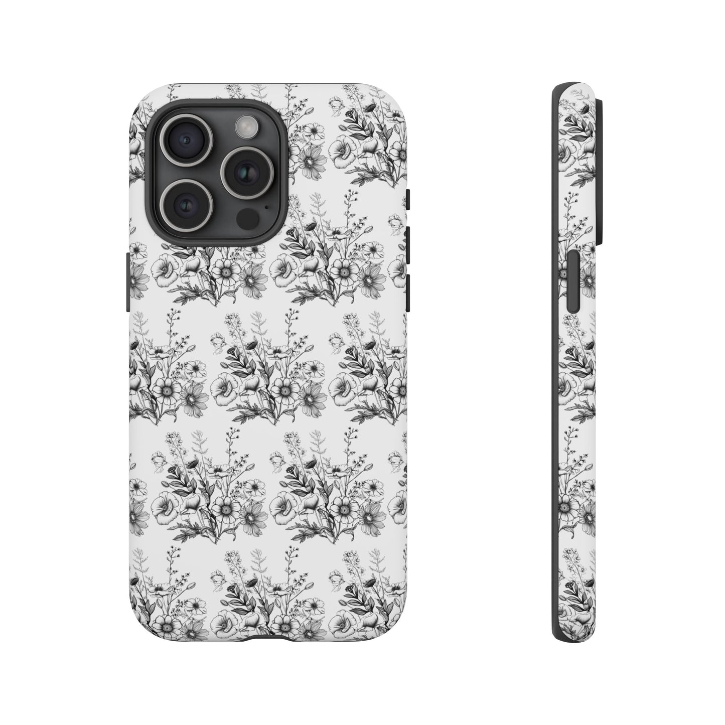 Floral Phone Case, Tough Cases with Elegant Black and White Design, Protective Cover for Fashion Lovers, Unique Gift for All [...]