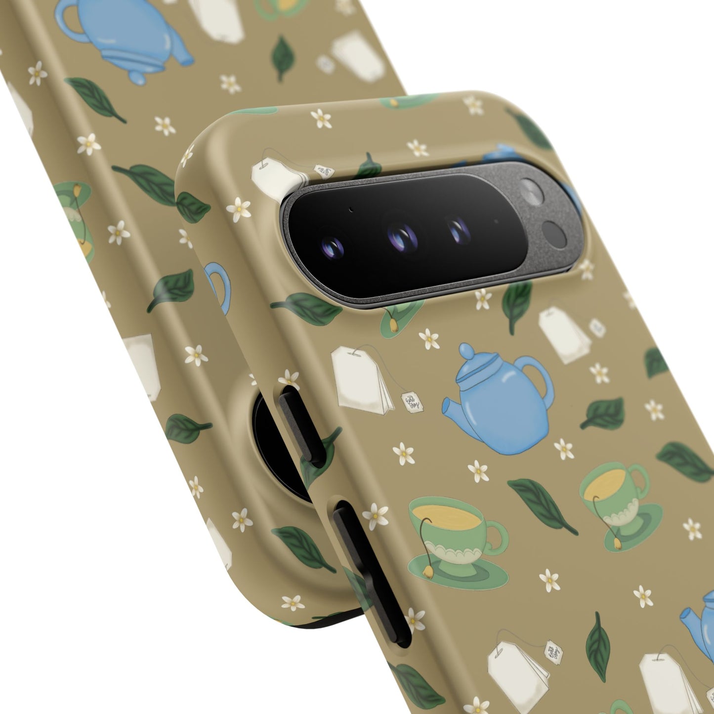 Charming Teacup Phone Case, Cute Phone Cover, Gift for Tea Lovers, Vintage Style Case, Birthday Present, Unique Accessory