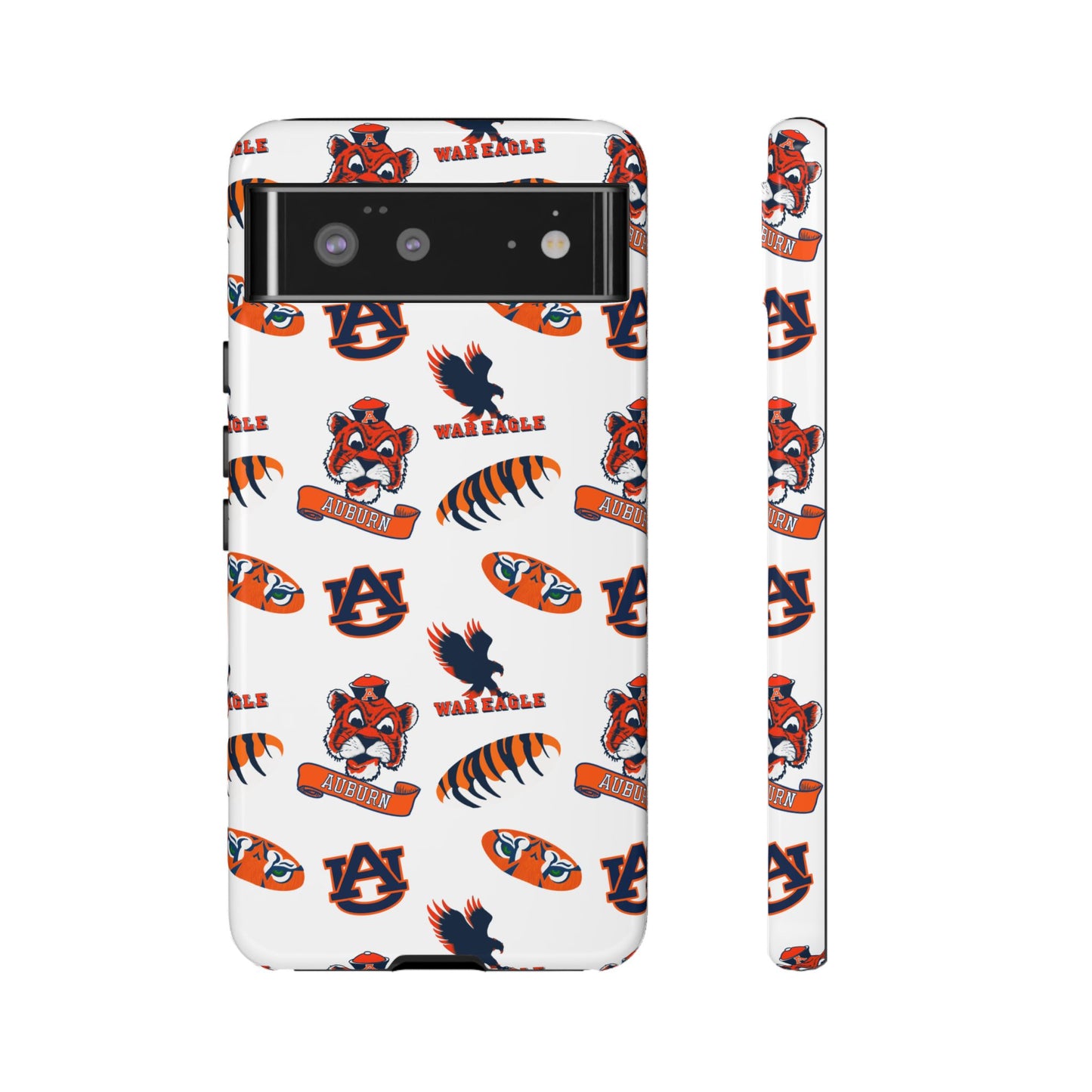 Auburn Fan Phone Case, Sports Team Accessory, Gift for Auburn Fans, Durable Cover, College Game Day