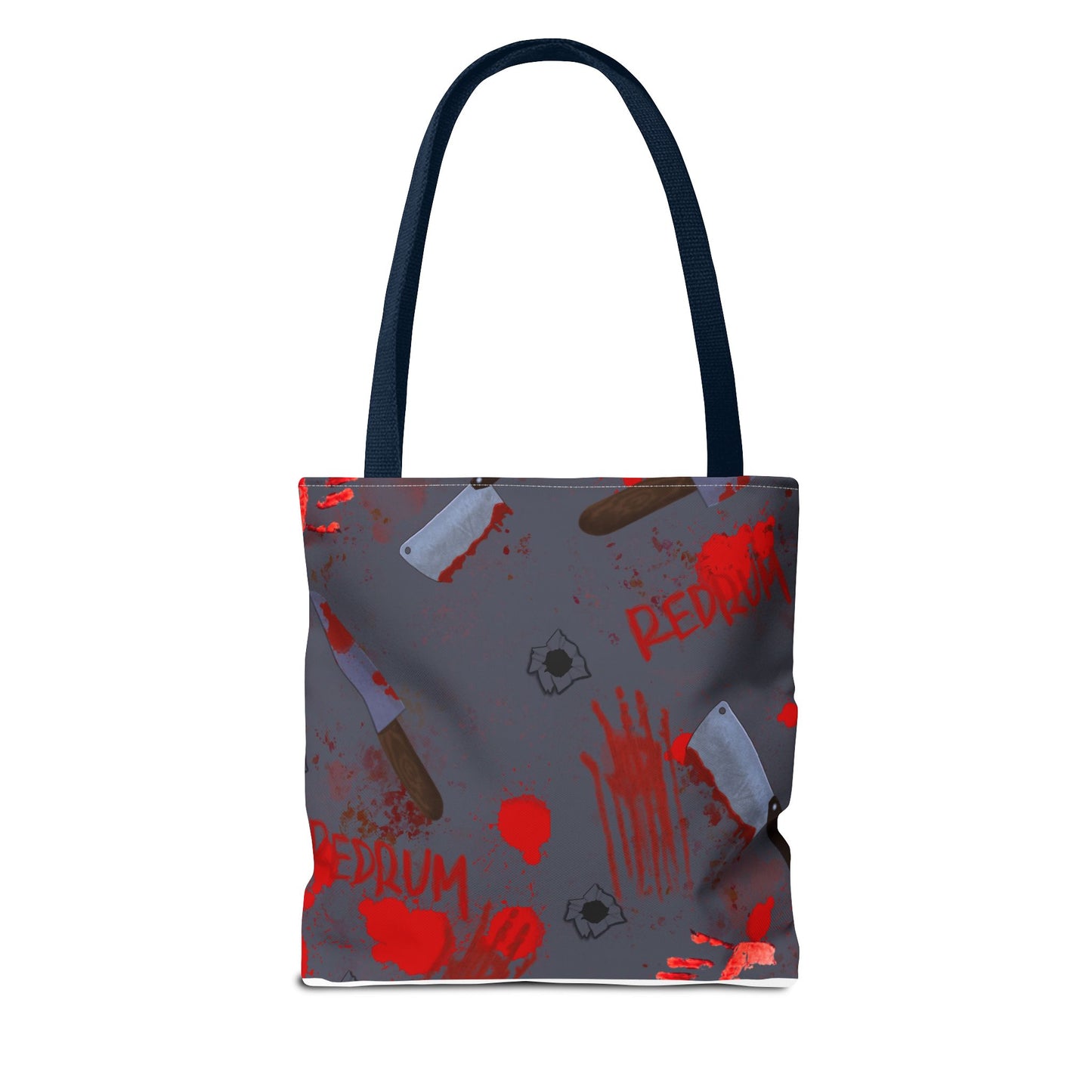 Gory Tote Bag with Redrum Design, Horror Aesthetic Bag, Perfect for Halloween, Gift for Horror Fans, Unique Movie-Inspired Accessory