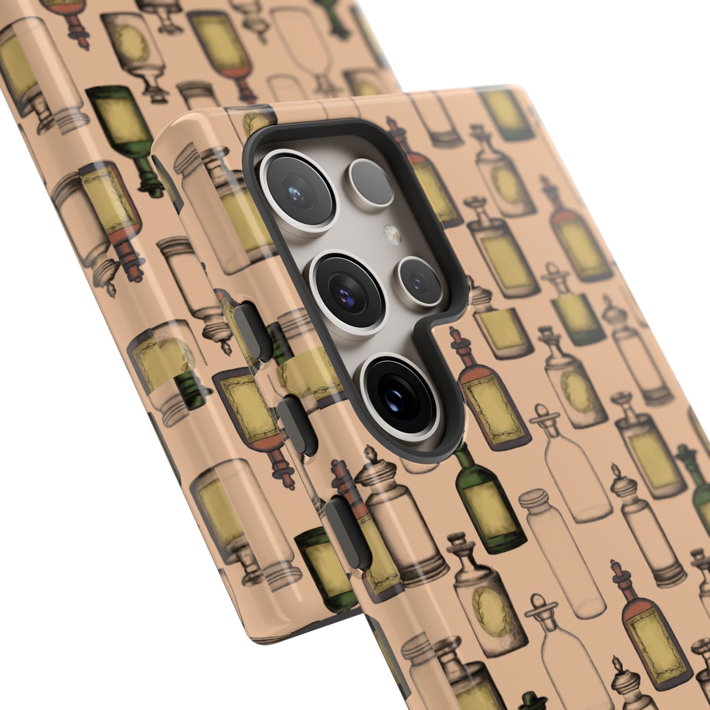 Vintage Potion Bottle Phone Case, Tough Phone Case, Magical Phone Cover, Witch Aesthetic, Gift for Witch Lovers, Boho Phone Accessories