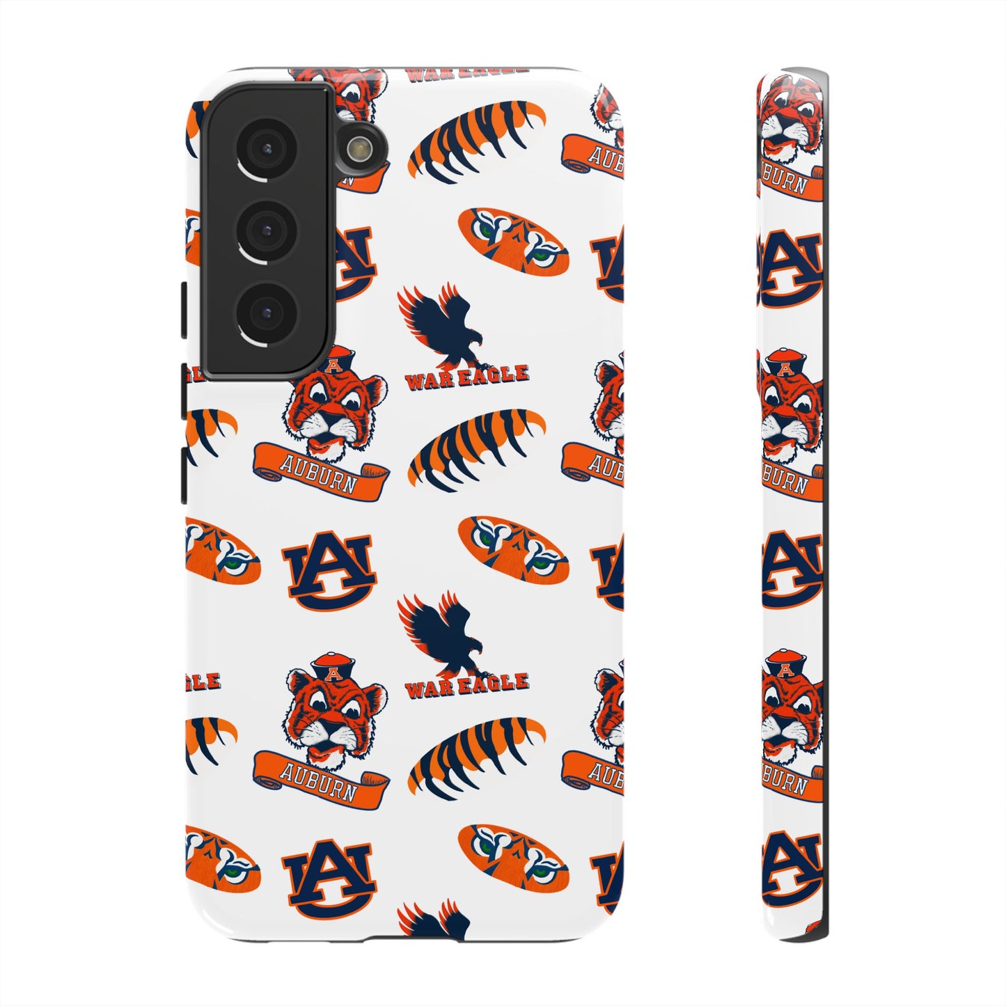 Auburn Fan Phone Case, Sports Team Accessory, Gift for Auburn Fans, Durable Cover, College Game Day