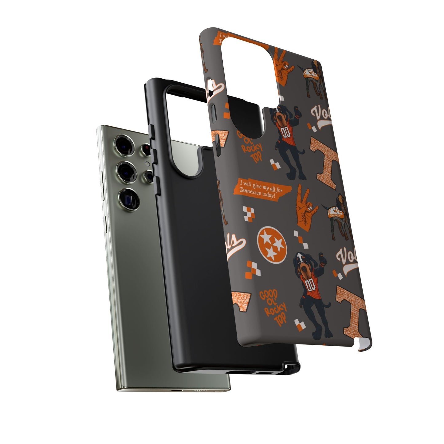 Tough Cases - Tennessee Fan Phone Case, Sports Team Accessory, Gift for Volunteers Fans, Durable Cover, College Game Day