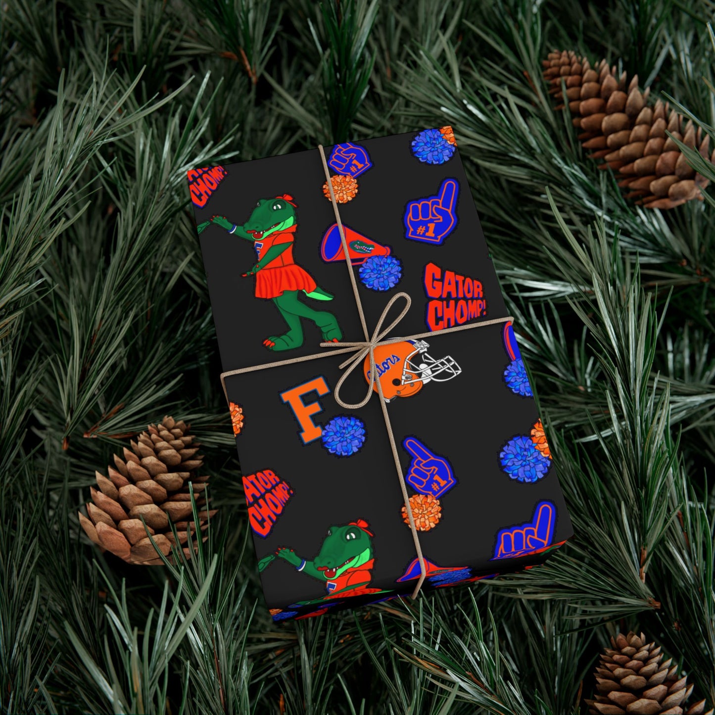 Florida Gators Football Gift Wrap Paper — Team Spirit Wrapping Paper for Fans & Game Day