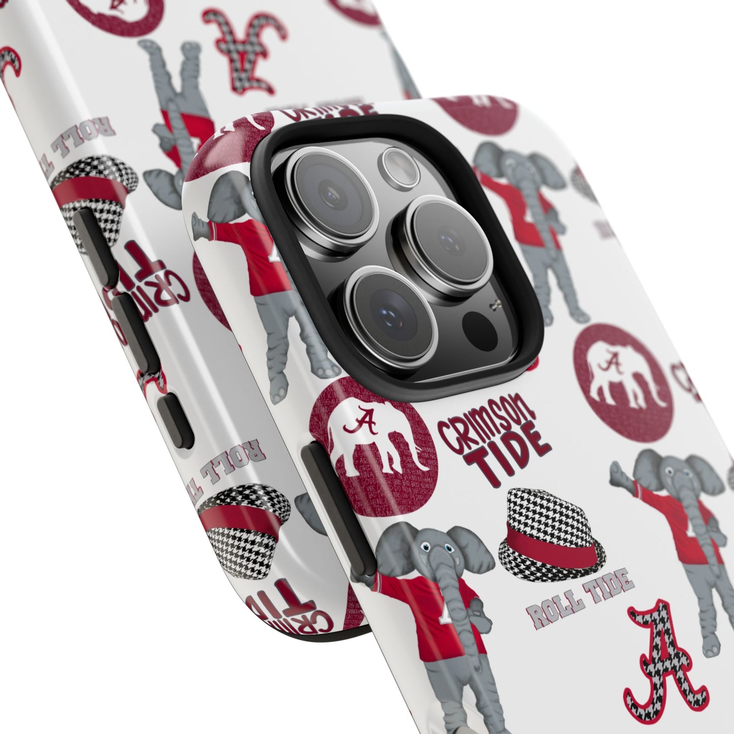 Alabama Crimson Tide Phone Case - Tough, Durable, Elephant Design, Sports Fan Accessories, College Team Gift, Graduation Presents