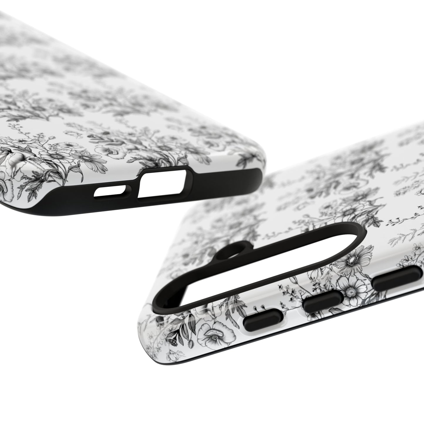 Floral Phone Case, Tough Cases with Elegant Black and White Design, Protective Cover for Fashion Lovers, Unique Gift for All [...]