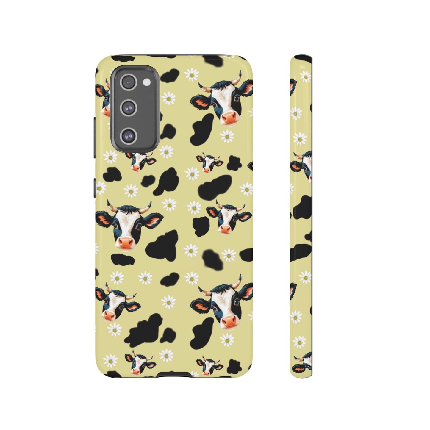 Cow Print Phone Case - Cute Protection for Animal Lovers, Gift for Farmhouse Decor, Cheerful Cow Design