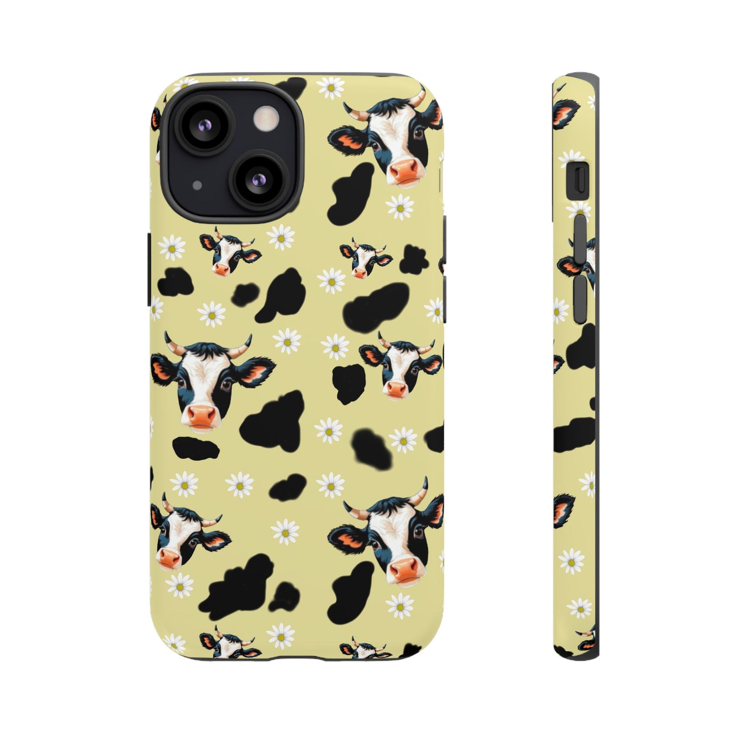 Cow Print Phone Case - Cute Protection for Animal Lovers, Gift for Farmhouse Decor, Cheerful Cow Design