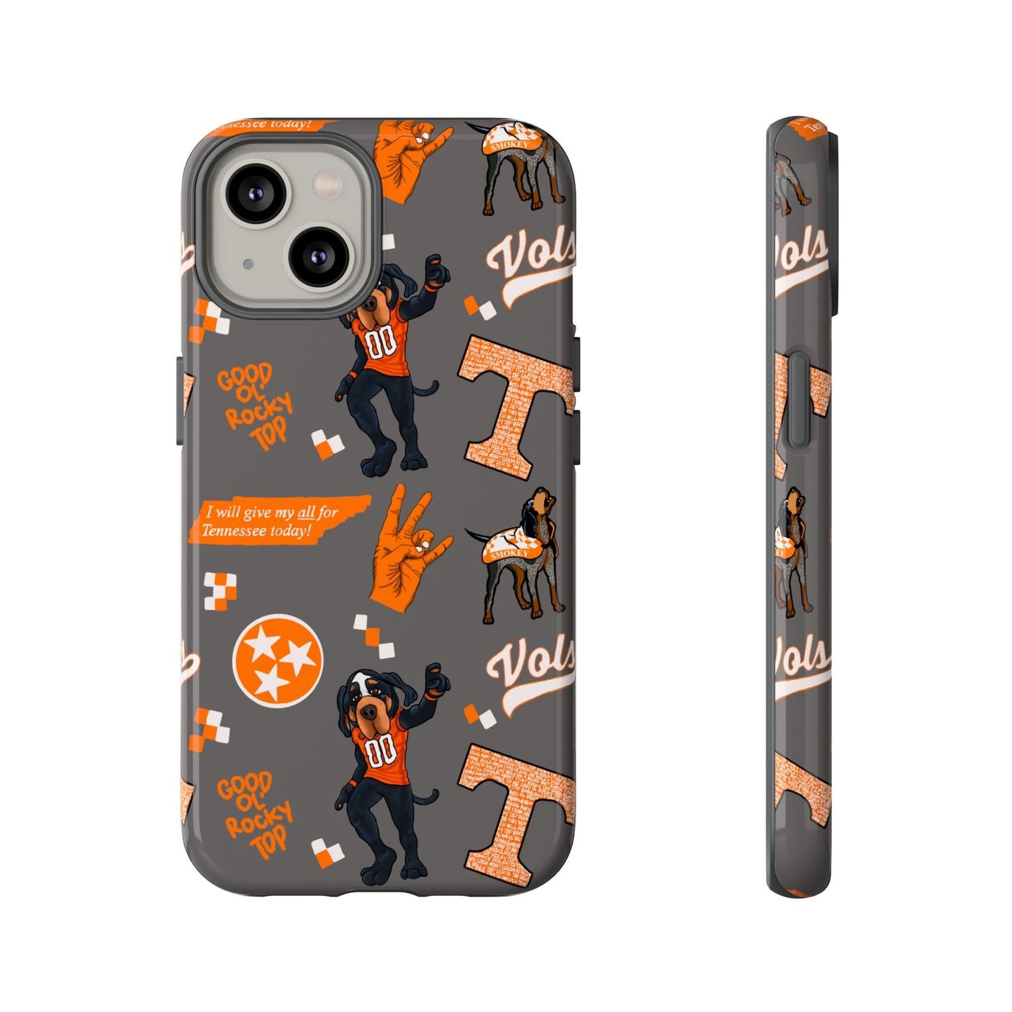 Tough Cases - Tennessee Fan Phone Case, Sports Team Accessory, Gift for Volunteers Fans, Durable Cover, College Game Day