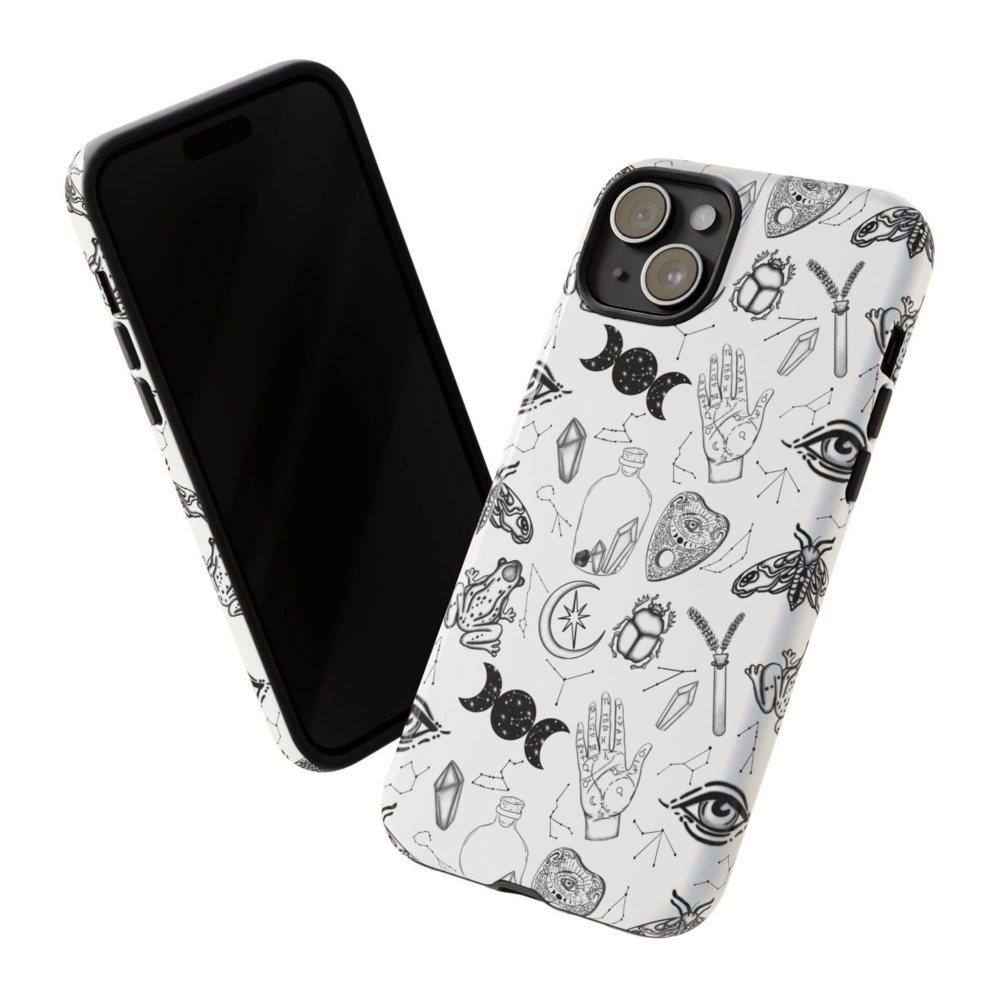 Mystical Phone Case | Boho Aesthetic Cover, Witchy Gift, Crystal Art Protection, Astrology Decor, Unique Cell Phone Skins