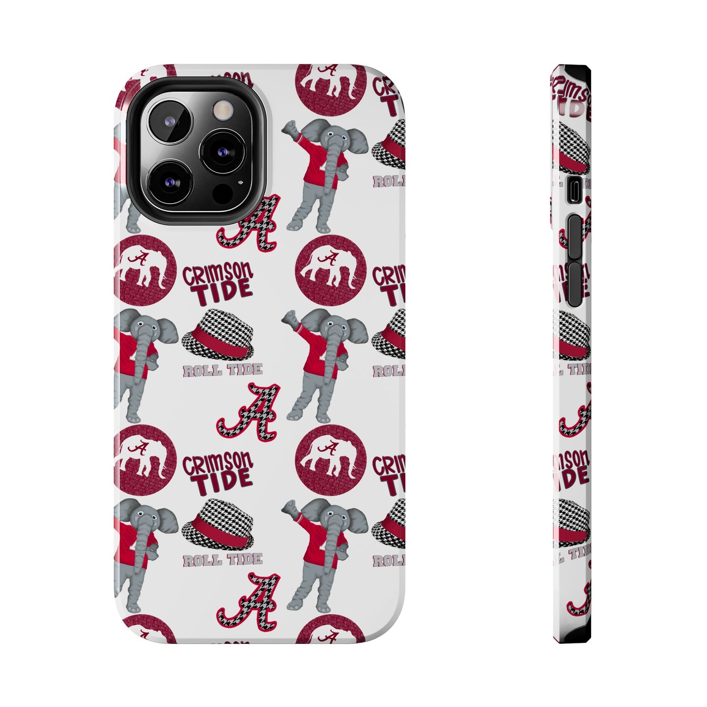 Alabama Crimson Tide Phone Case - Tough, Durable, Elephant Design, Sports Fan Accessories, College Team Gift, Graduation Presents
