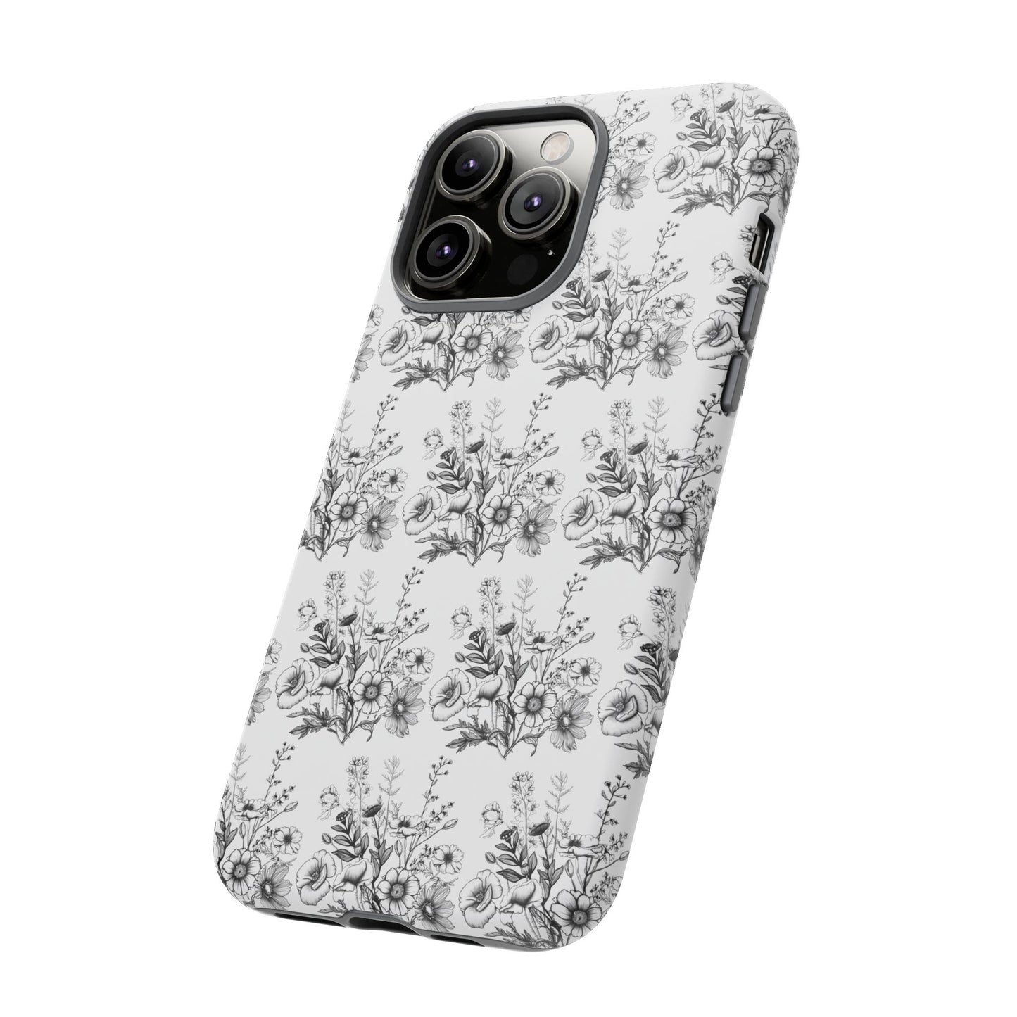 Floral Phone Case, Tough Cases with Elegant Black and White Design, Protective Cover for Fashion Lovers, Unique Gift for All [...]