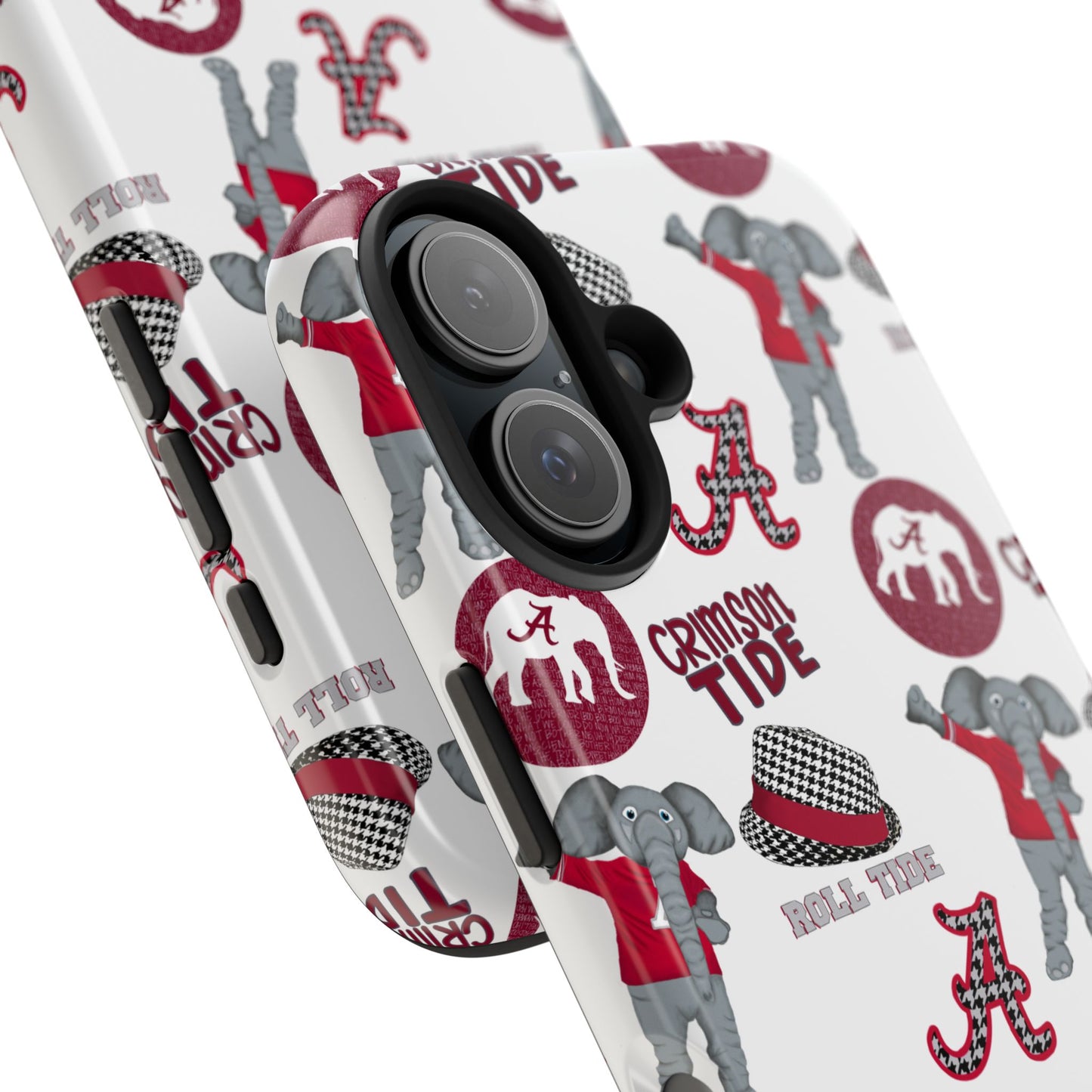 Alabama Crimson Tide Phone Case - Tough, Durable, Elephant Design, Sports Fan Accessories, College Team Gift, Graduation Presents