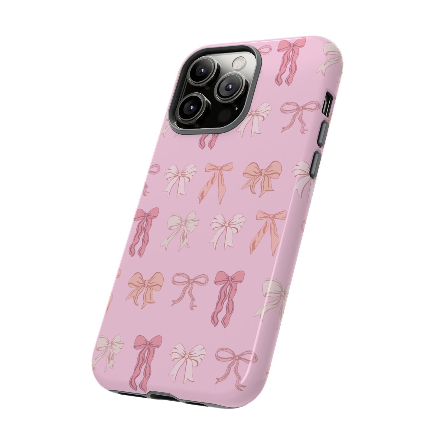 Cute Phone Case with Bow Design | Pink Aesthetic | Gifts for Her, Birthday Present, Trendy Phone Accessories, Fashionable Tech Cover