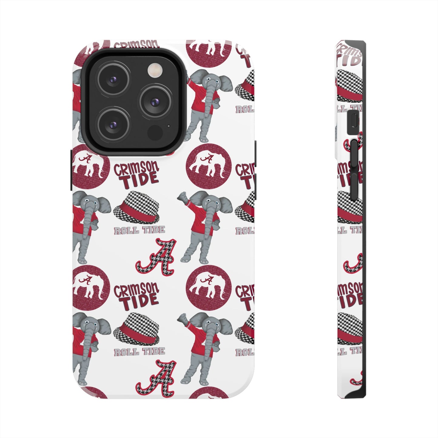 Alabama Crimson Tide Phone Case - Tough, Durable, Elephant Design, Sports Fan Accessories, College Team Gift, Graduation Presents