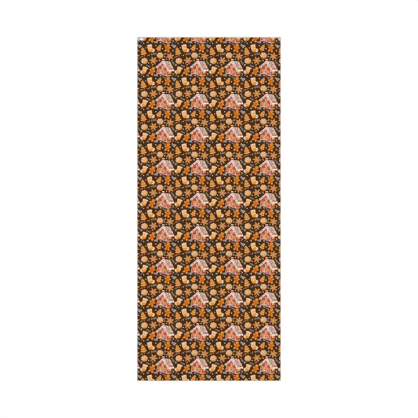 Gingerbread House Holiday Gift Wrap Paper