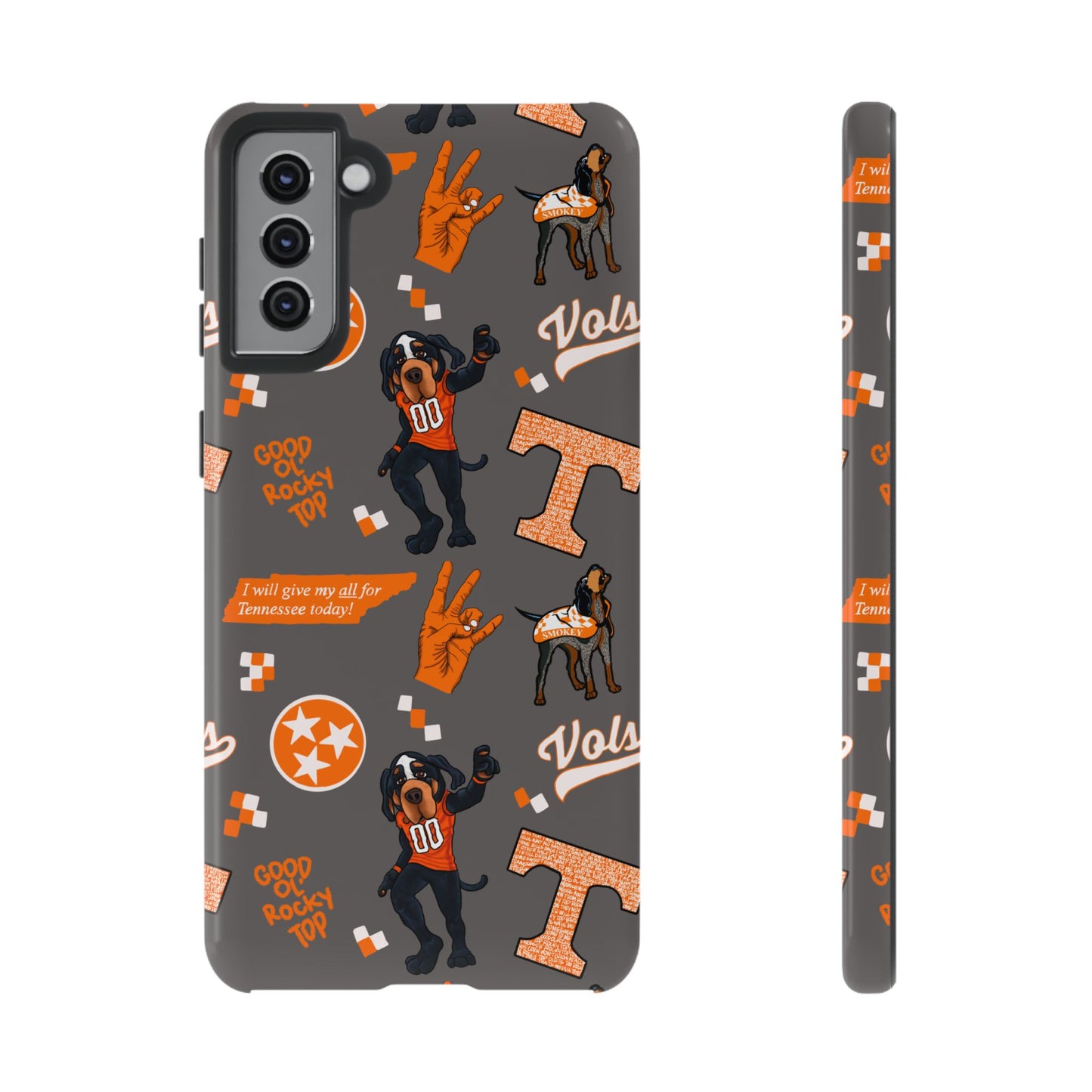 Tough Cases - Tennessee Fan Phone Case, Sports Team Accessory, Gift for Volunteers Fans, Durable Cover, College Game Day