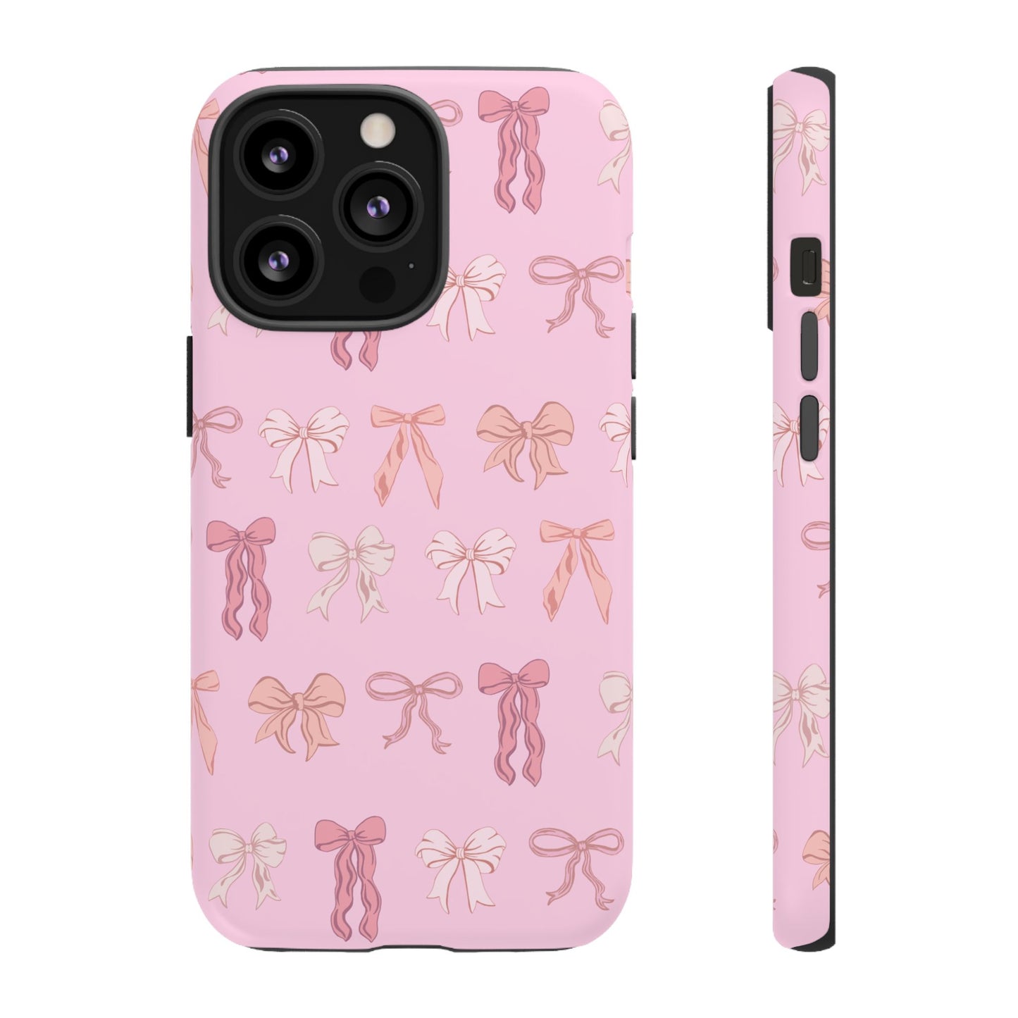 Cute Phone Case with Bow Design | Pink Aesthetic | Gifts for Her, Birthday Present, Trendy Phone Accessories, Fashionable Tech Cover