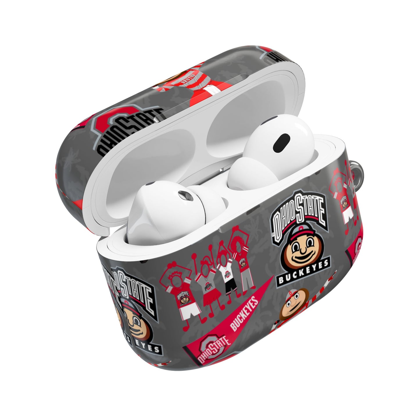Ohio State Buckeyes AirPod Case, College Sports Accessories, Cute Gift for Students, Team Spirit Cover, Trending Tech Gear